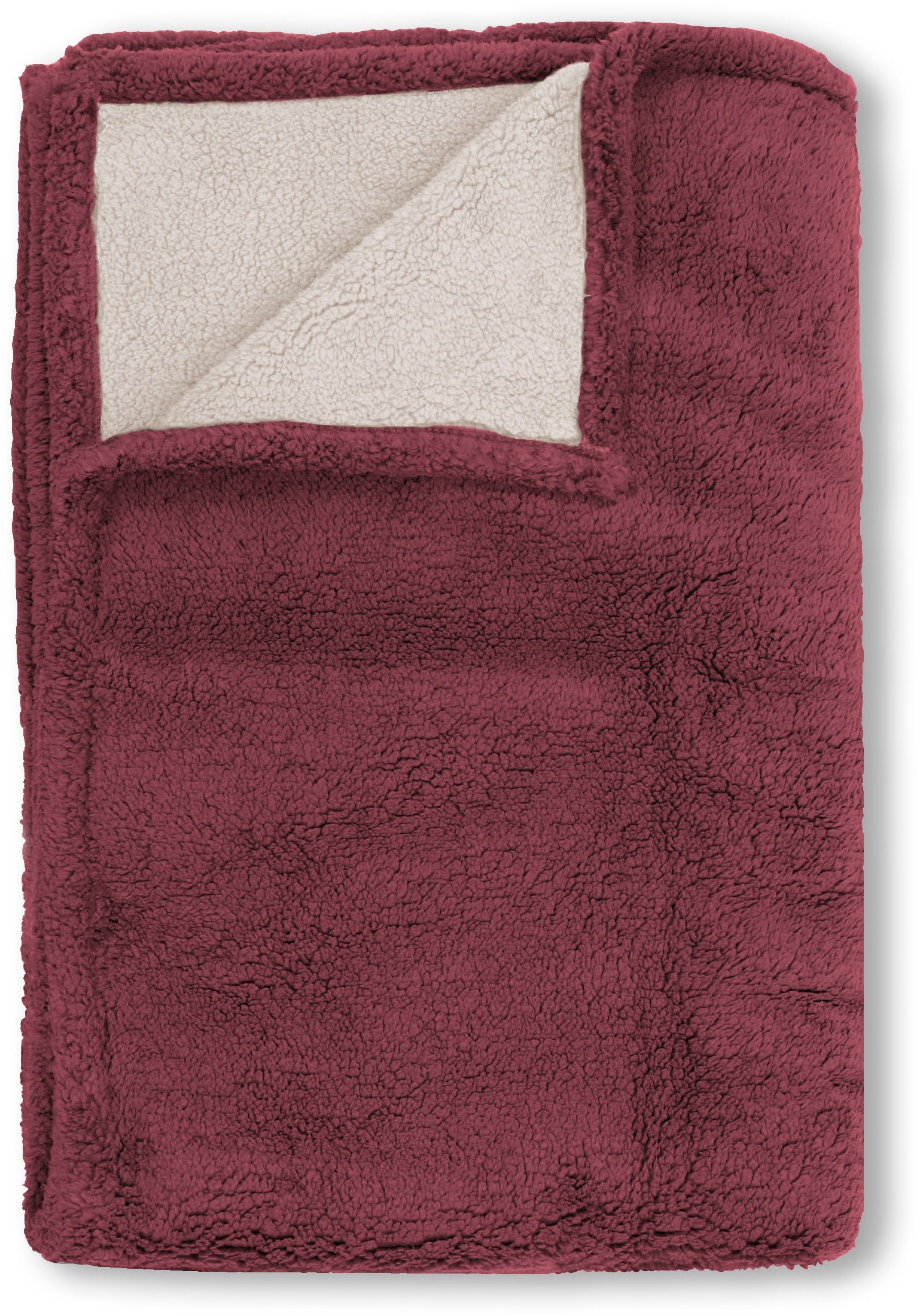 Biberna Tagesdecke »Tagesdecke Sherpa«, Kuscheldecke, superweiche + warme S günstig online kaufen