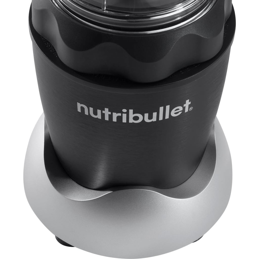 nutribullet Smoothie-Maker »NB100DG«, 1000 W, Standmixer, Multifunktionsmixer inkl. 2 To-Go Trinkbecher, Dunkelgrau
