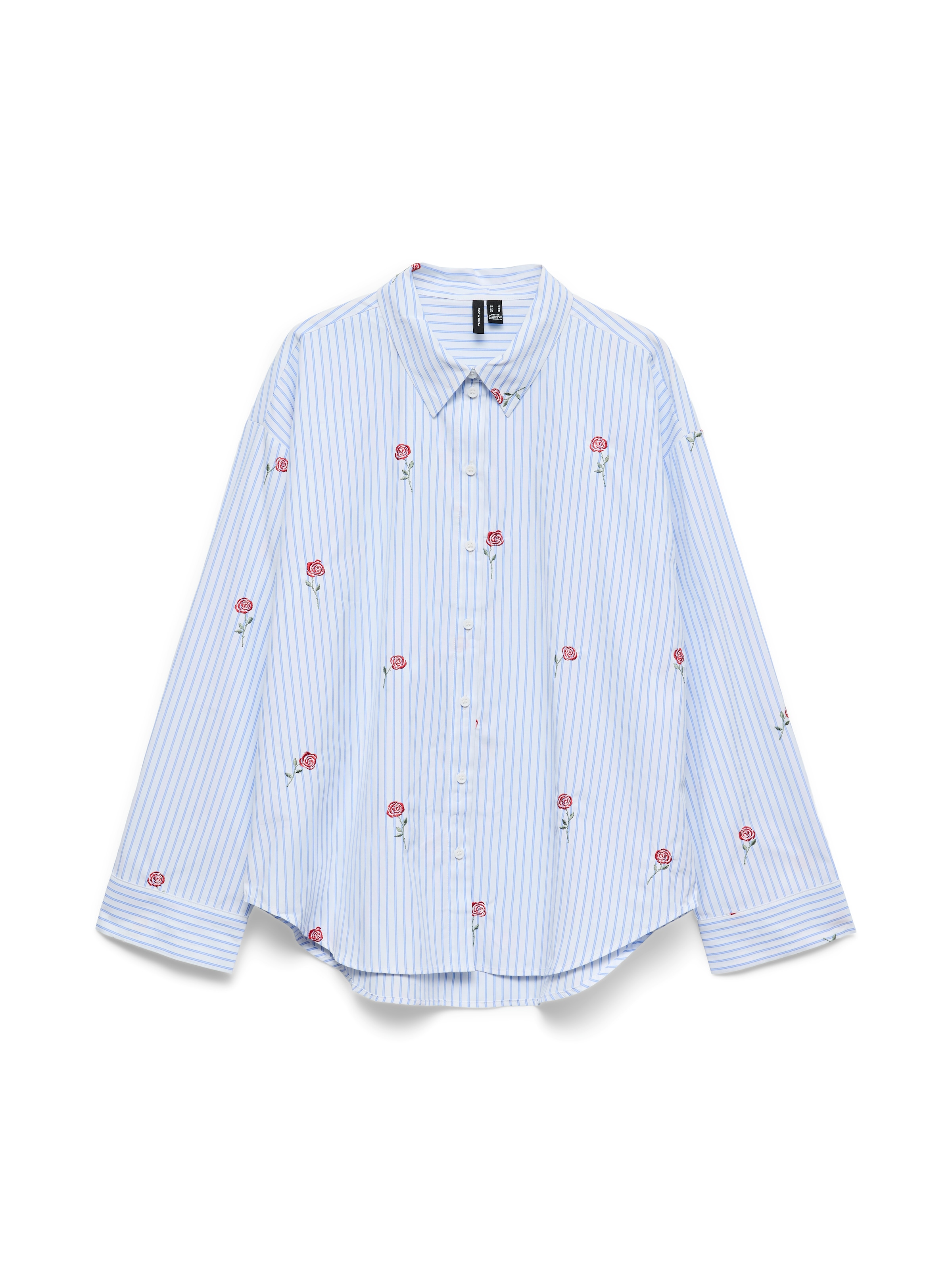 Vero Moda Hemdbluse »VMTIRA LS SHIRT WVN« Materialmix