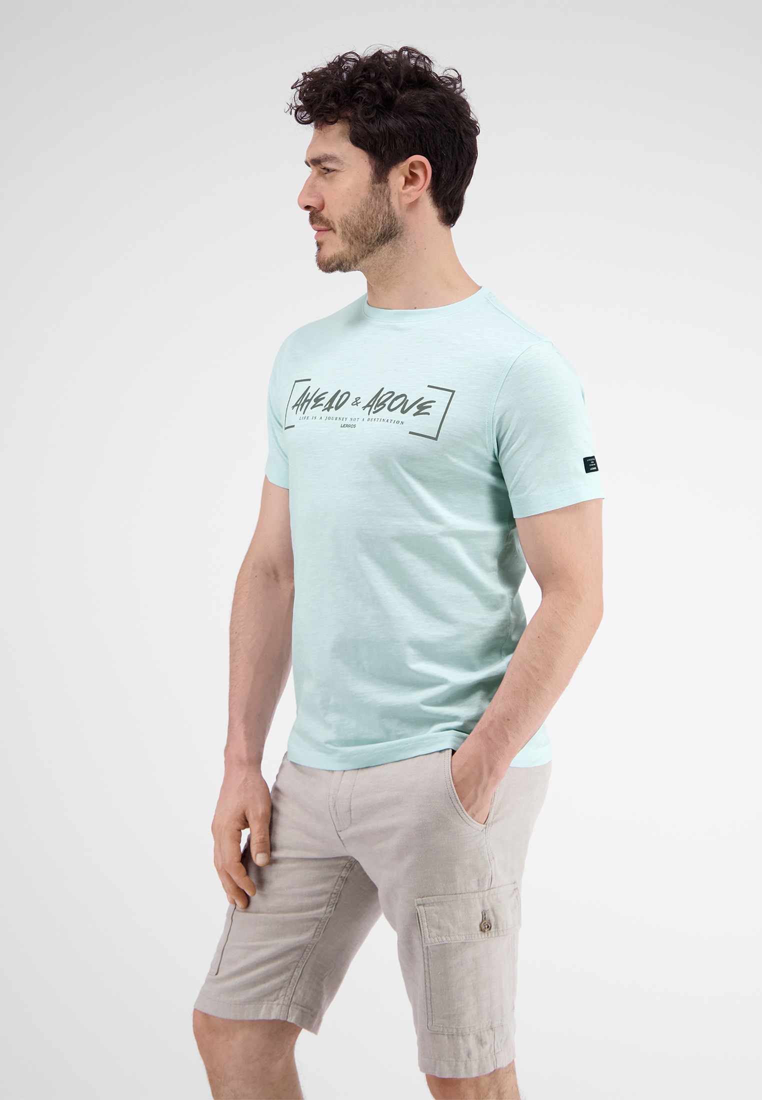 LERROS T-Shirt »LERROS T-Shirt *Ahead & Above*«