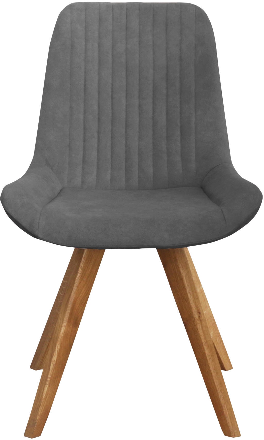 Home affaire Schalenstuhl »Bratislava« (Set) 2 Stk.Gestell Eiche massiv geö günstig online kaufen