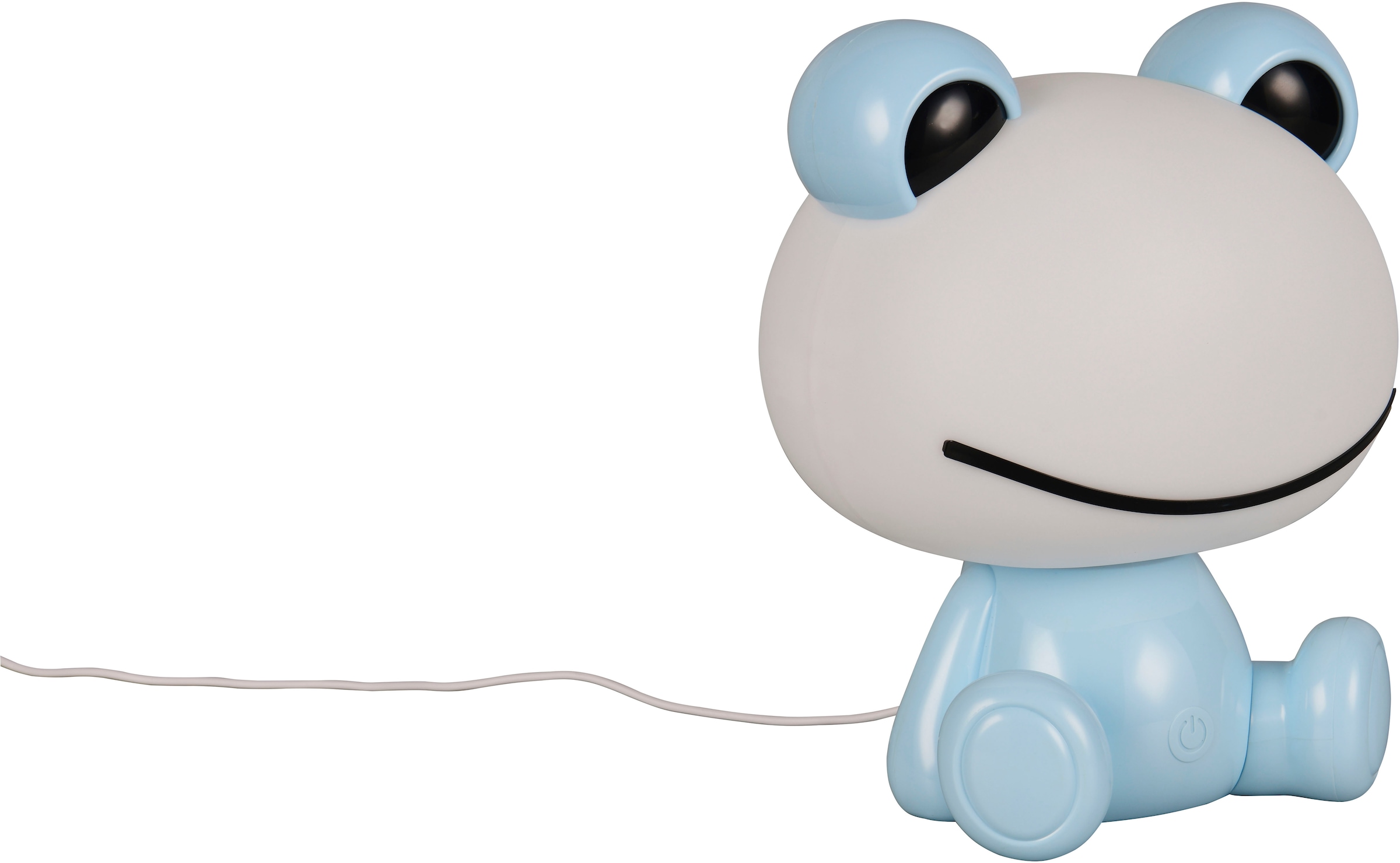 REALITY Leuchten LED Tischleuchte »HOPPER, Kinderzimmer Tischleuchte Nachttischleuchte Frosch Optik, RGB«, 1 flammig, Leuchtmittel LED-Board | LED fest integriert, 0,3W 30 Lumen warmweiß 3000K, RGB Farbwechsel Modus, USB-Anschluss