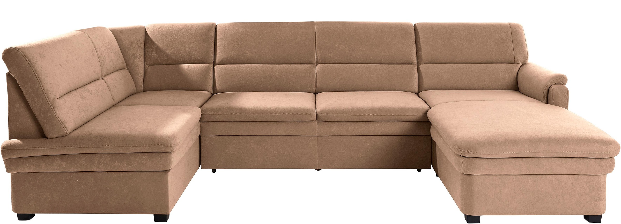 sit&more Wohnlandschaft »Pisa U-Form«, mit Federkern, wahlweise mit Bettfunktion