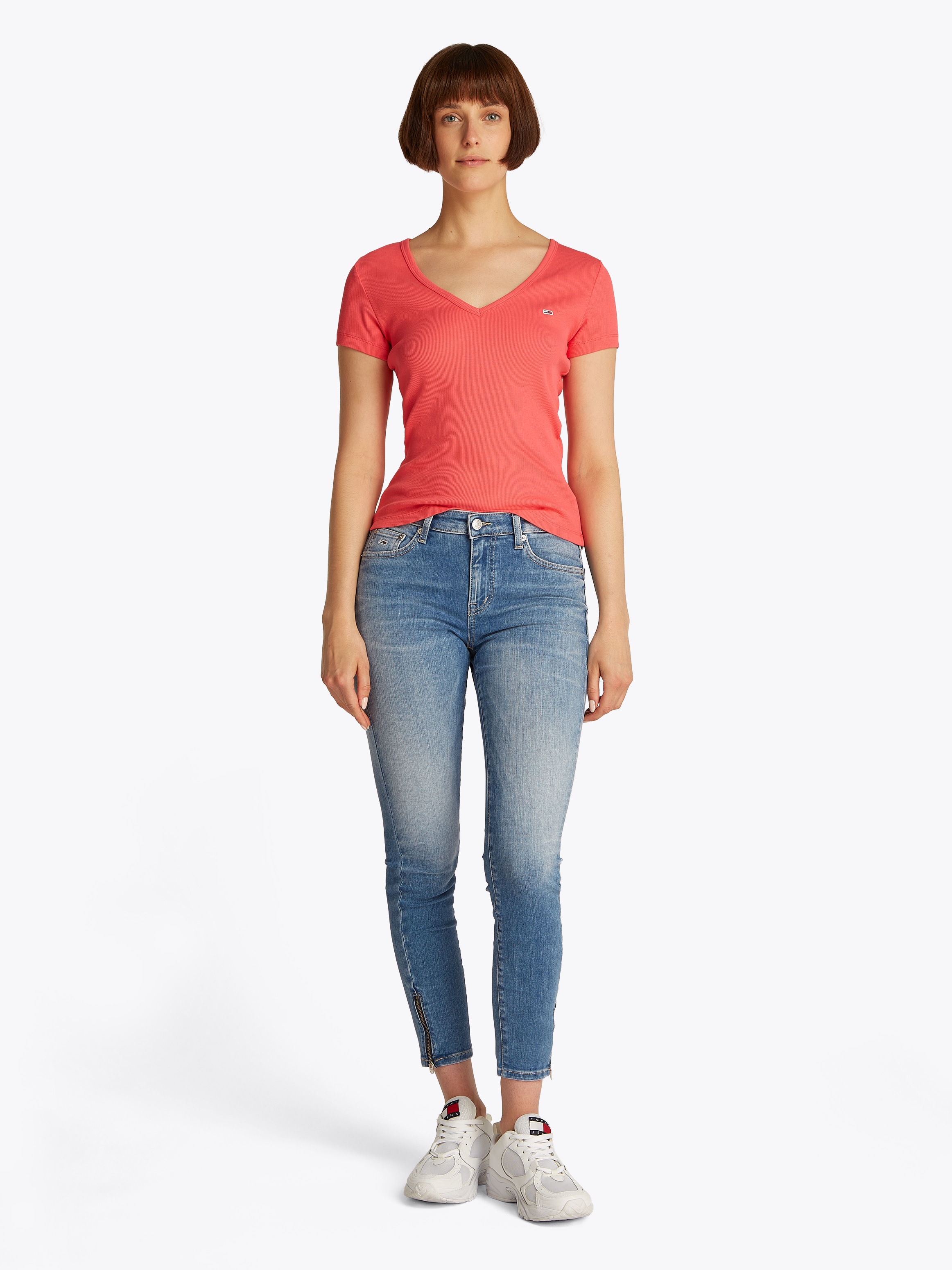 Tommy Jeans Skinny-fit-Jeans »Sophie Low Waist Skinny Ankle Zip«, mit Zipper, in knöchelfreier Länge