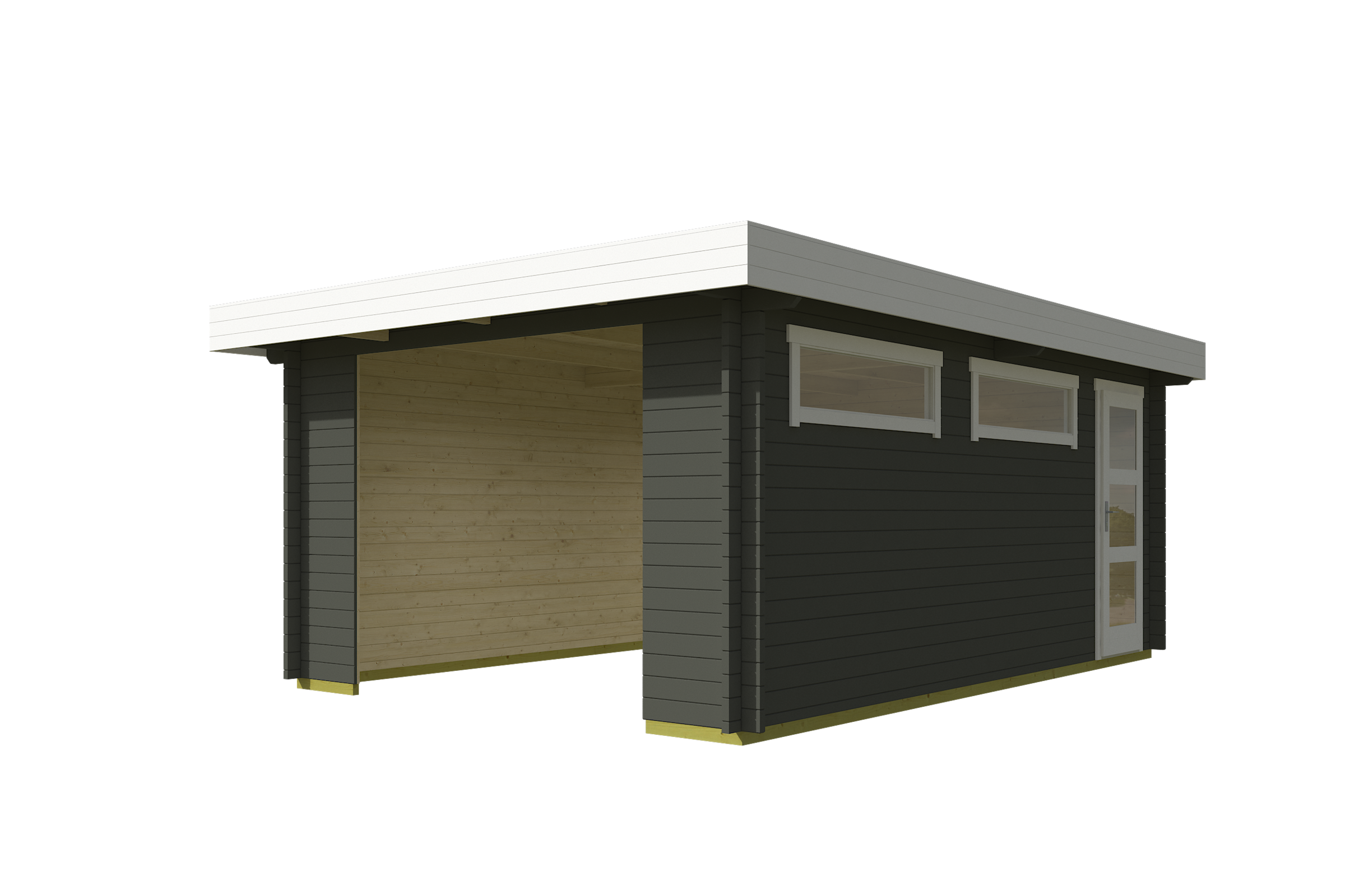 Nordic Holz Garage »CANBERRA«, BxT: 423x600 cm, ohne Tor