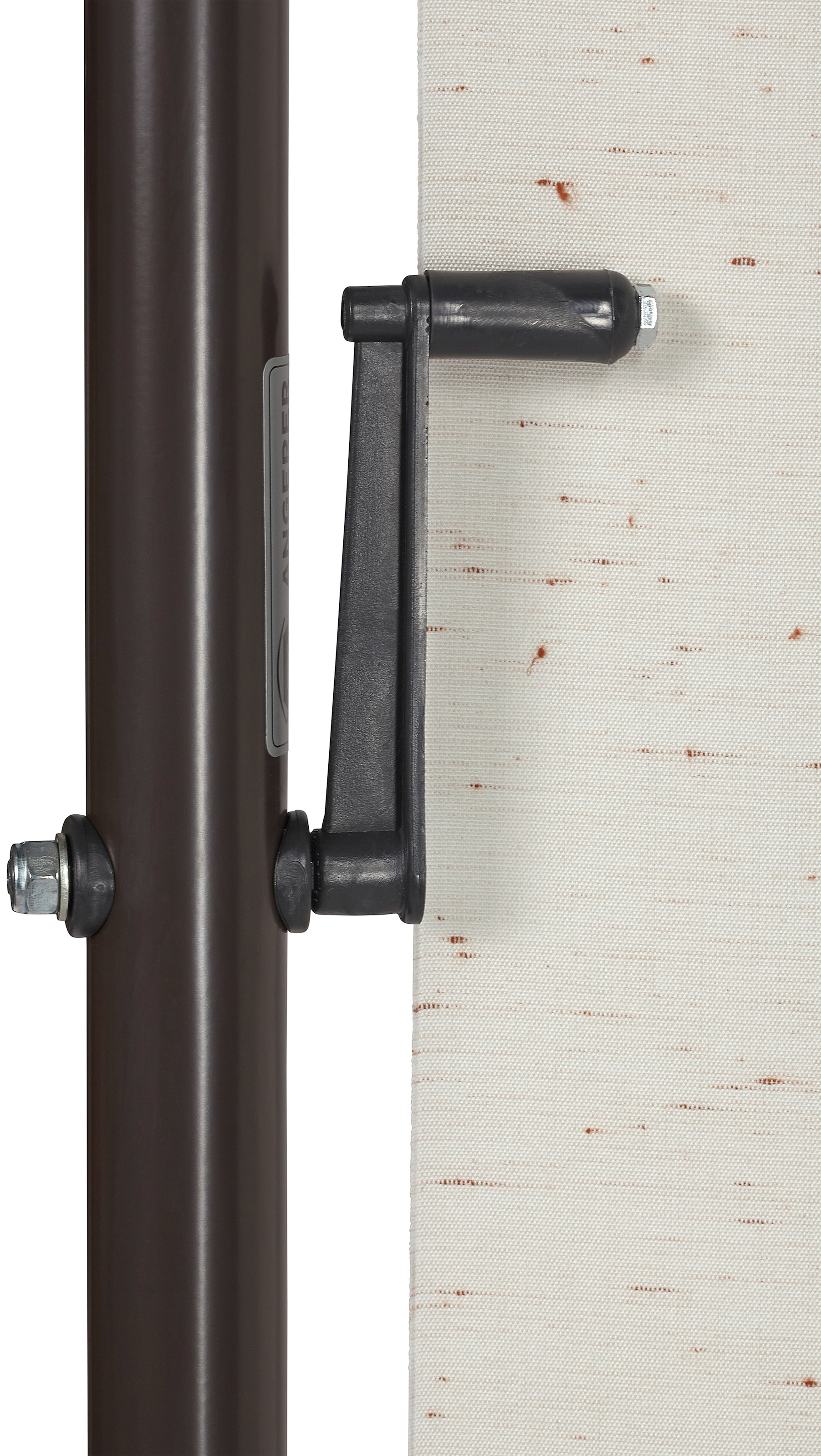 Angerer Freizeitmöbel Klemm-Senkrechtmarkise »Nr. 100« orange/braun, BxH: 150x225 cm