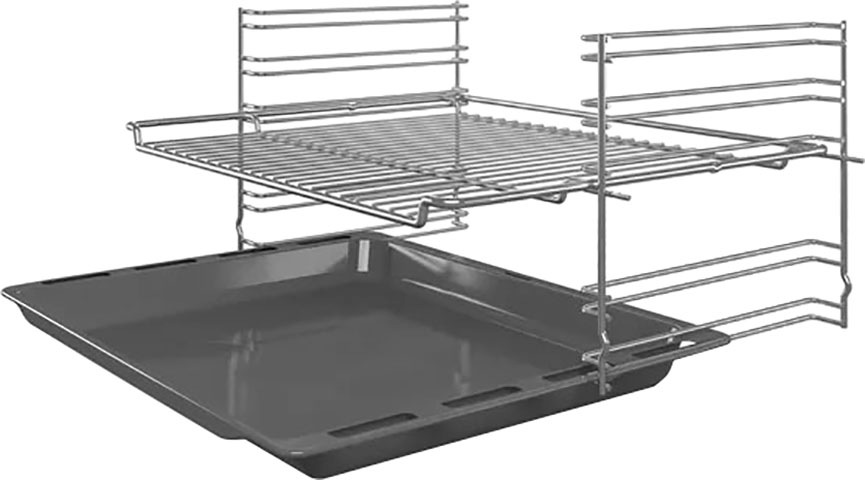 BOSCH Elektro-Herd-Set »HEF010BV1«, mit Teleskopauszug nachrüstbar