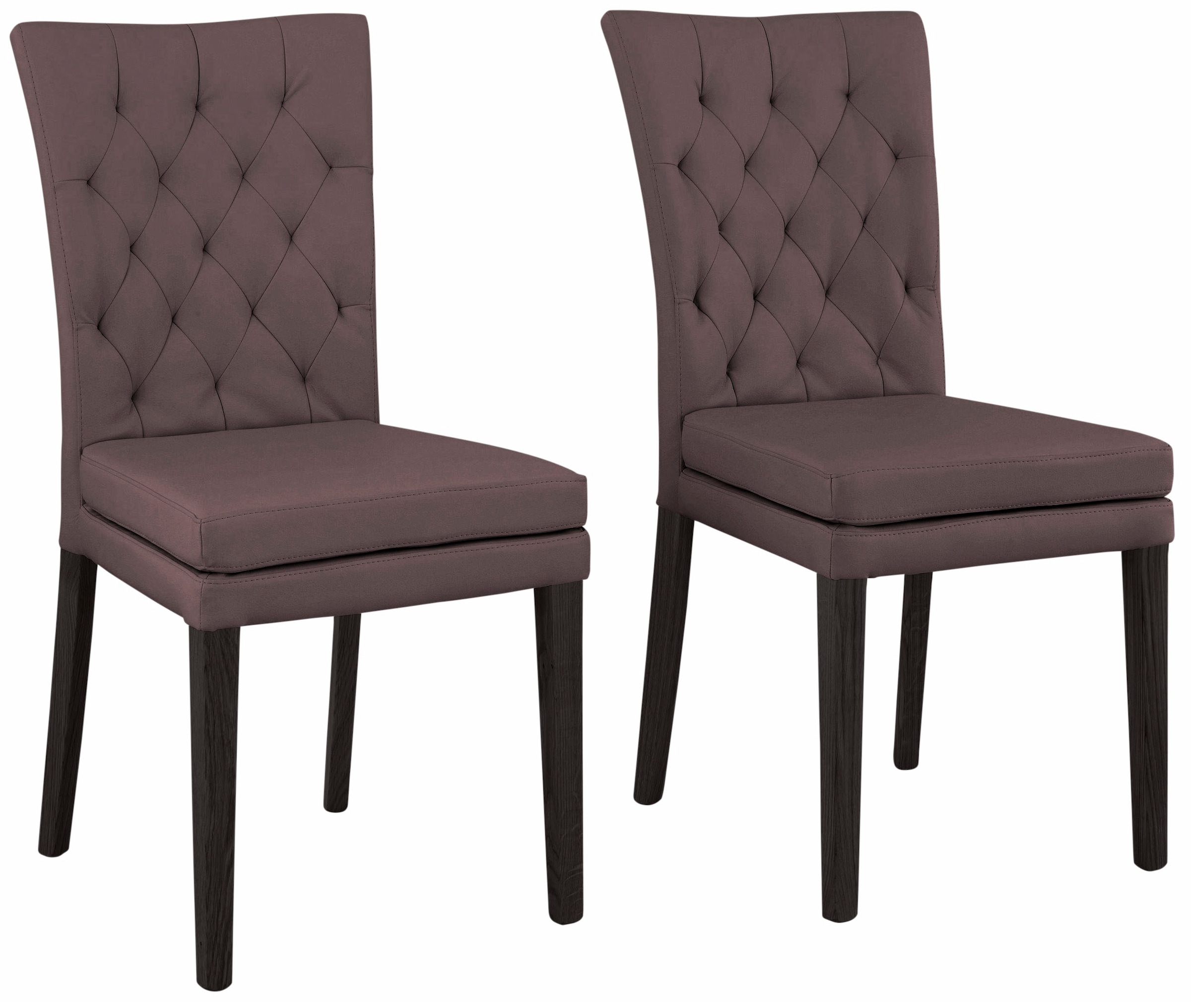 Home affaire 4-Fußstuhl »Colorado« (Set) 6 Stk.Beine aus Buche, wengefarben günstig online kaufen