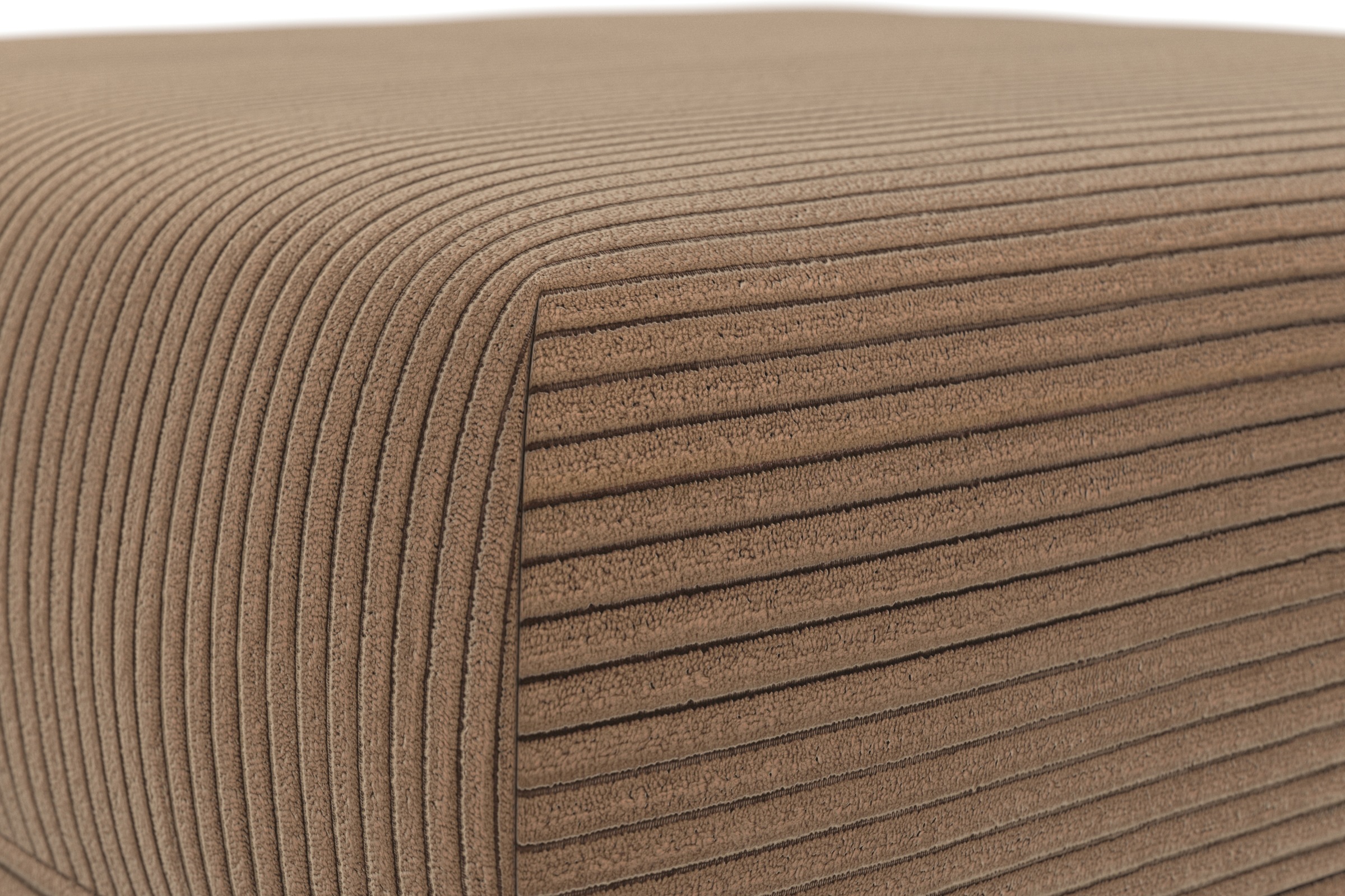 INOSIGN Hocker »Coco«, Cord-Bezug in 2 Ausführungen, Füßen 15 cm hoch