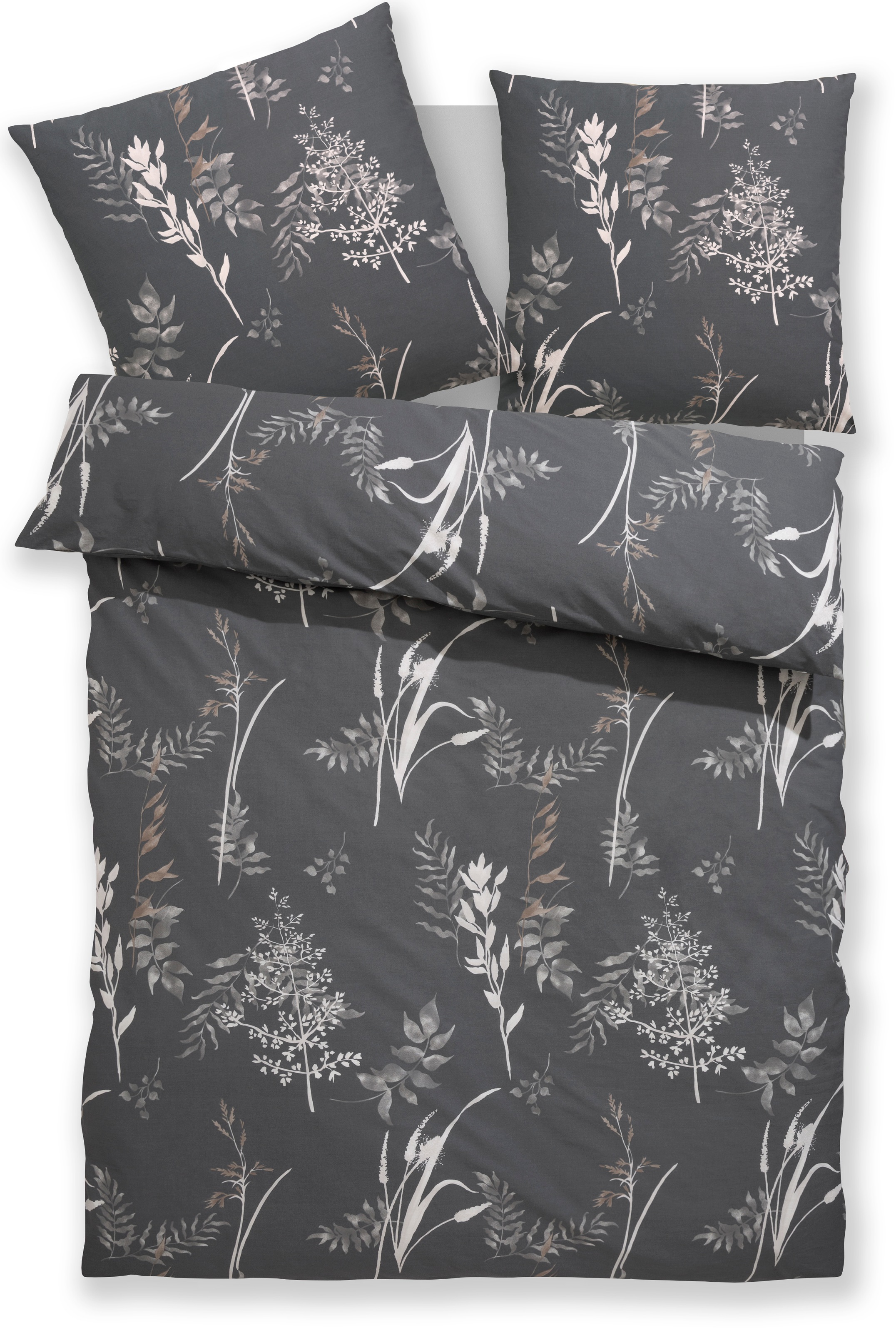BIERBAUM Bettwäsche »Hellena«, in Gr. 135x200 oder 155x220 cm, 100% Baumwolle, Kreise