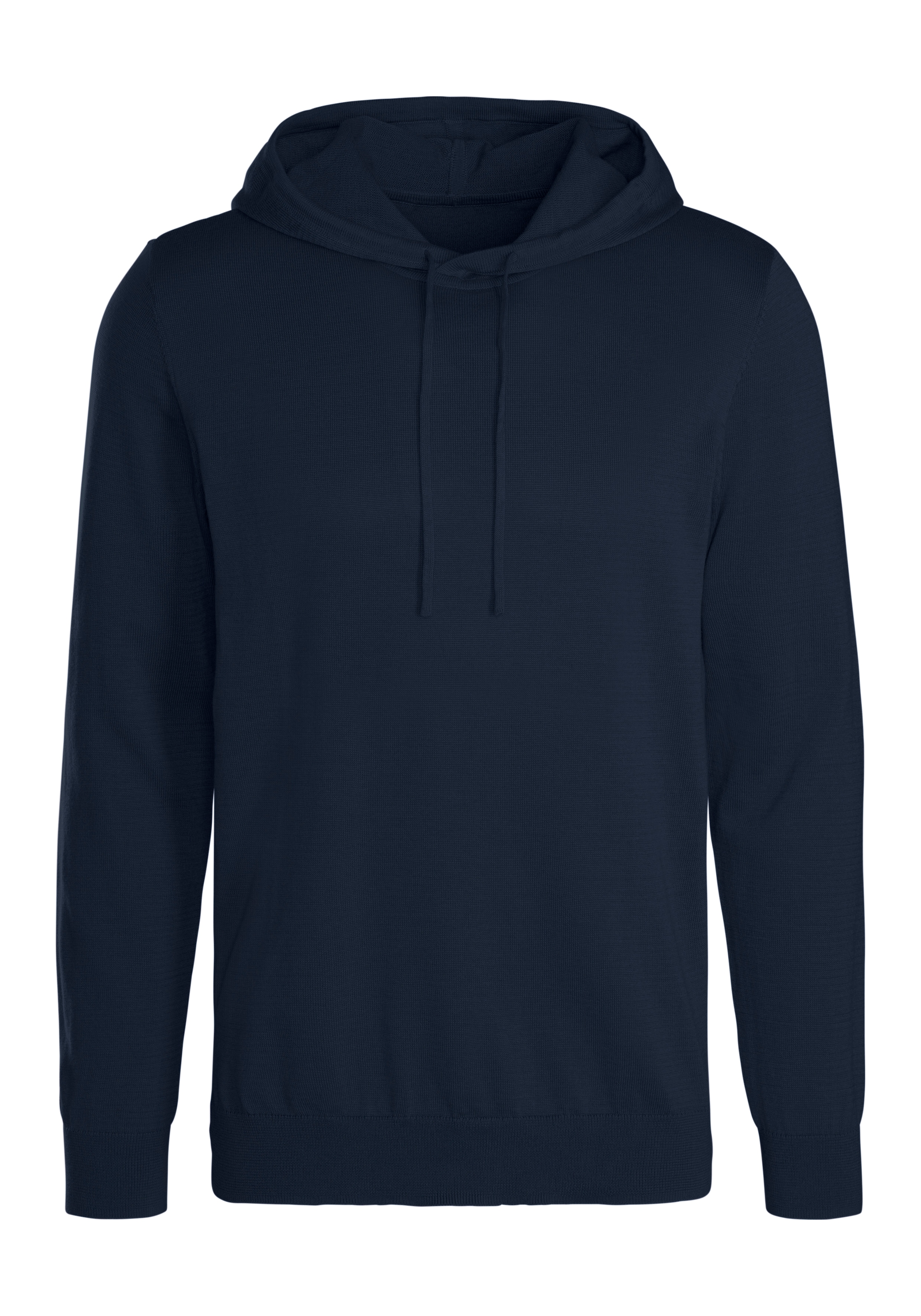 H.I.S Hoodie », Strickpullover mit Kapuze«, Feinstrick aus pflegeleichter Baumwollmischung
