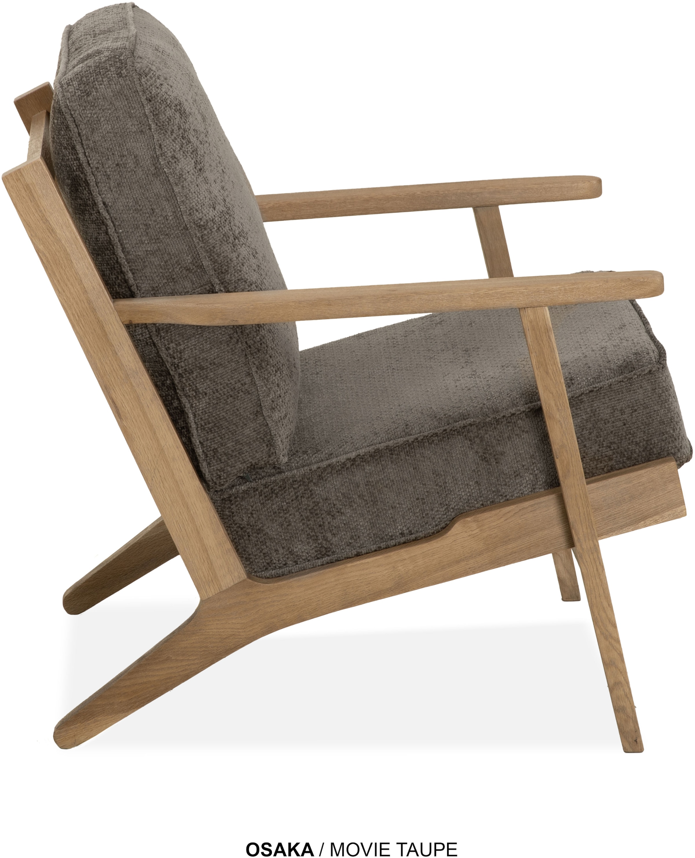 OMG Design Sessel »Osaka« Retrostuhl, massivholz Frame