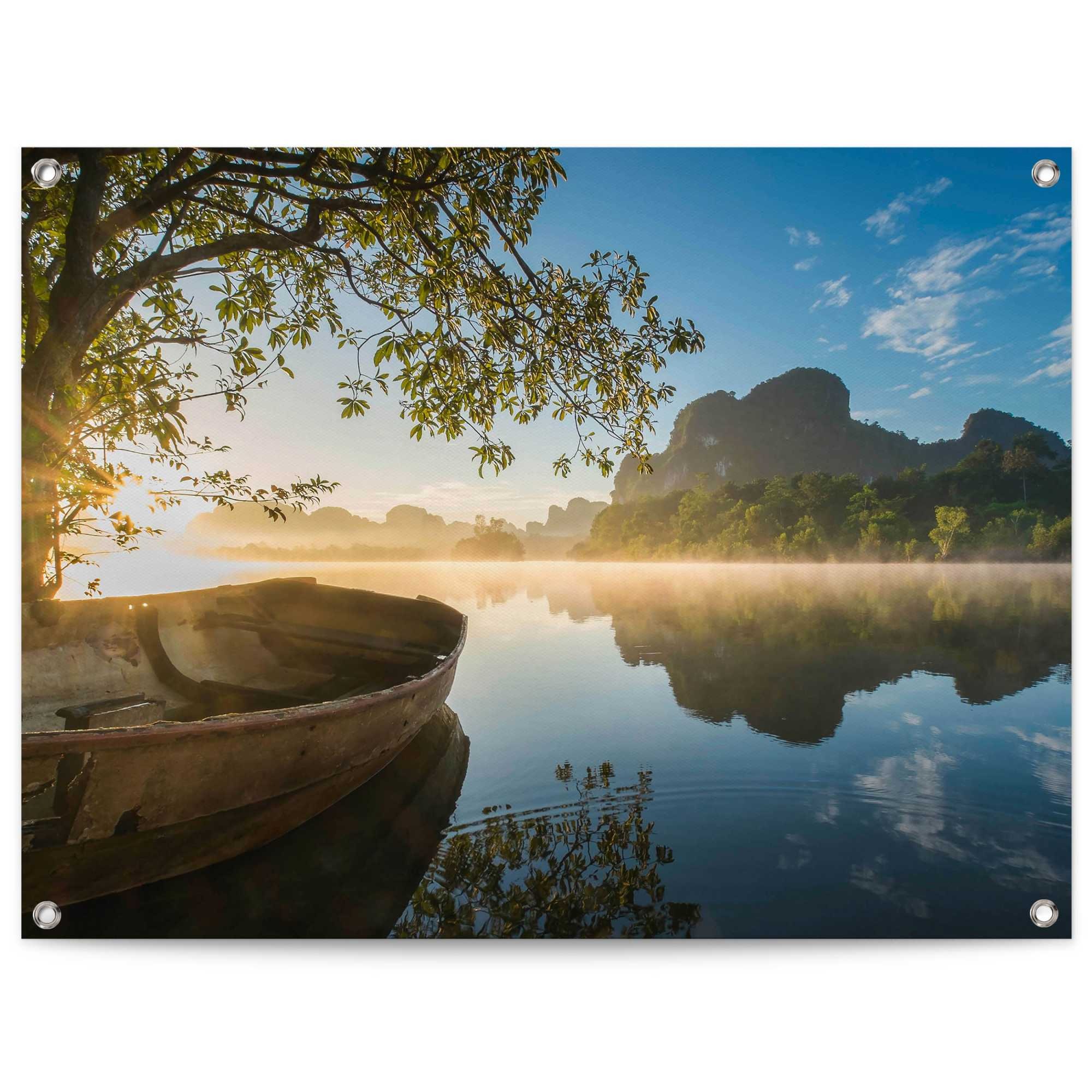 Reinders! Poster »Boot auf dem See«, Outdoor für Garten oder Balkon günstig online kaufen