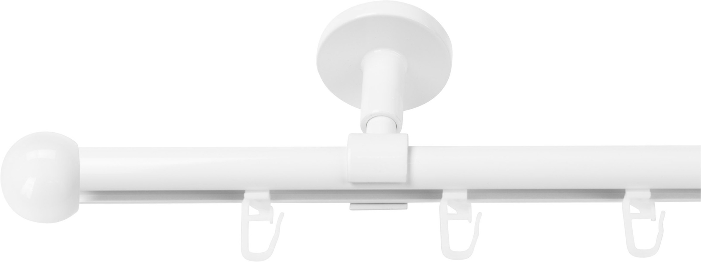 SN DECO GROUP Gardinenstange »Gardinenstange Innenlauf Straßburg Ø 19 mm, 1-läufig, Fixmaß« Ø 19 mm Fixmaß;kürzbar