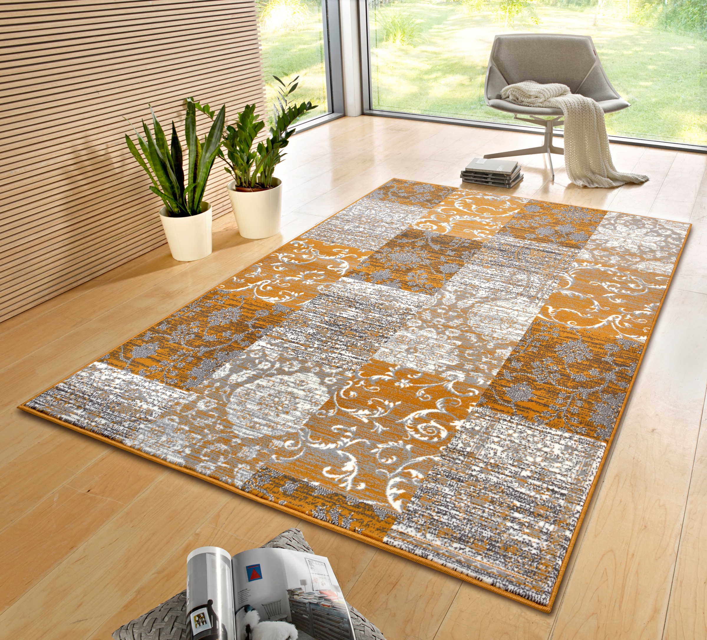 HANSE Home Teppich »Bloques«, rechteckig, 9 mm Höhe, Kurzflor, Weich, Mehrf günstig online kaufen
