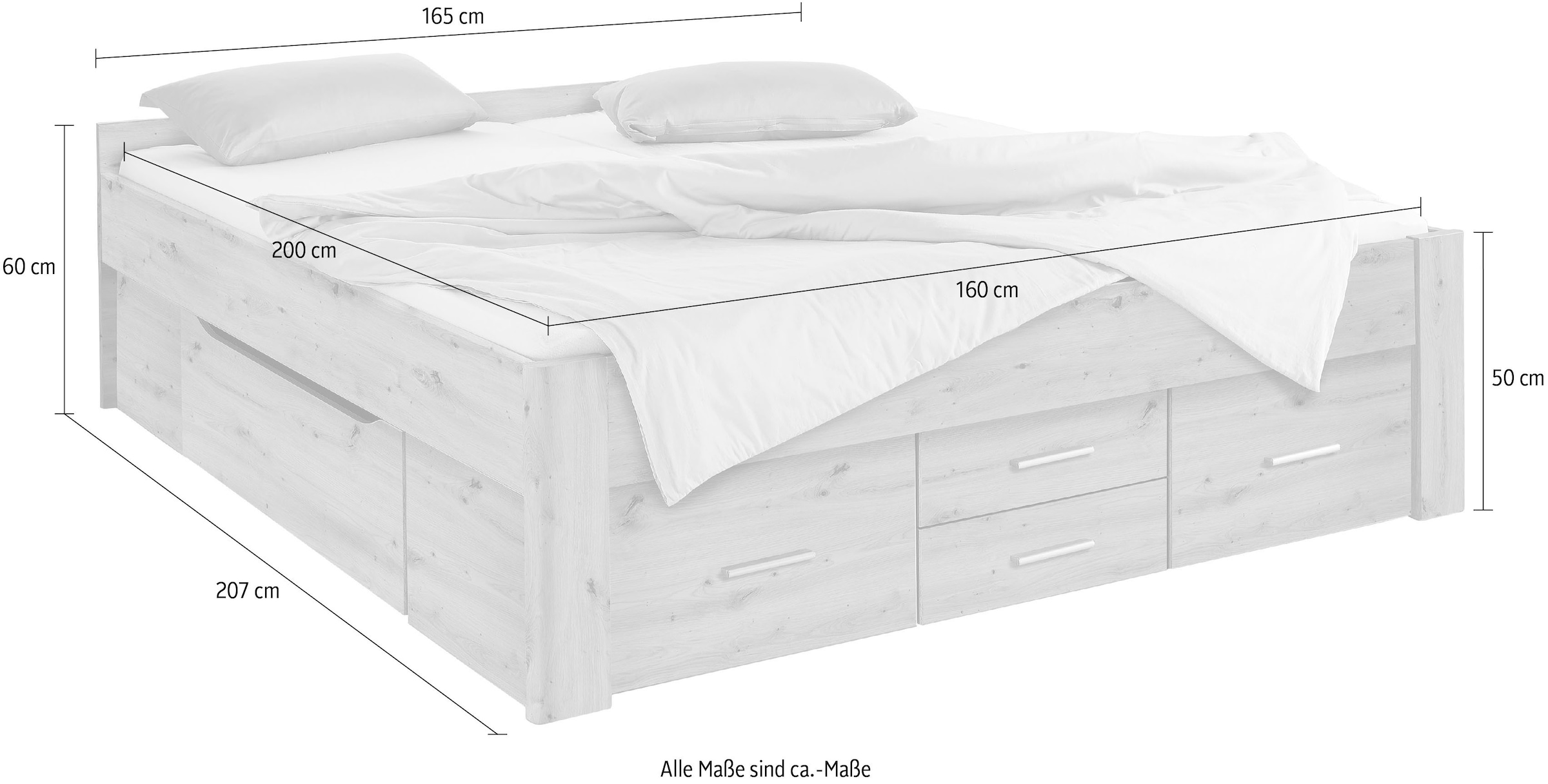 8. Bild von rauch Bett »Scala«, mit Schubkästen in 3 Varianten