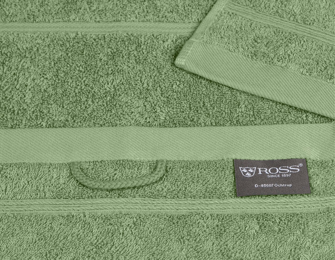 ROSS Badetuch »Rubin«, (Packung, 1 St.), 100% Baumwolle