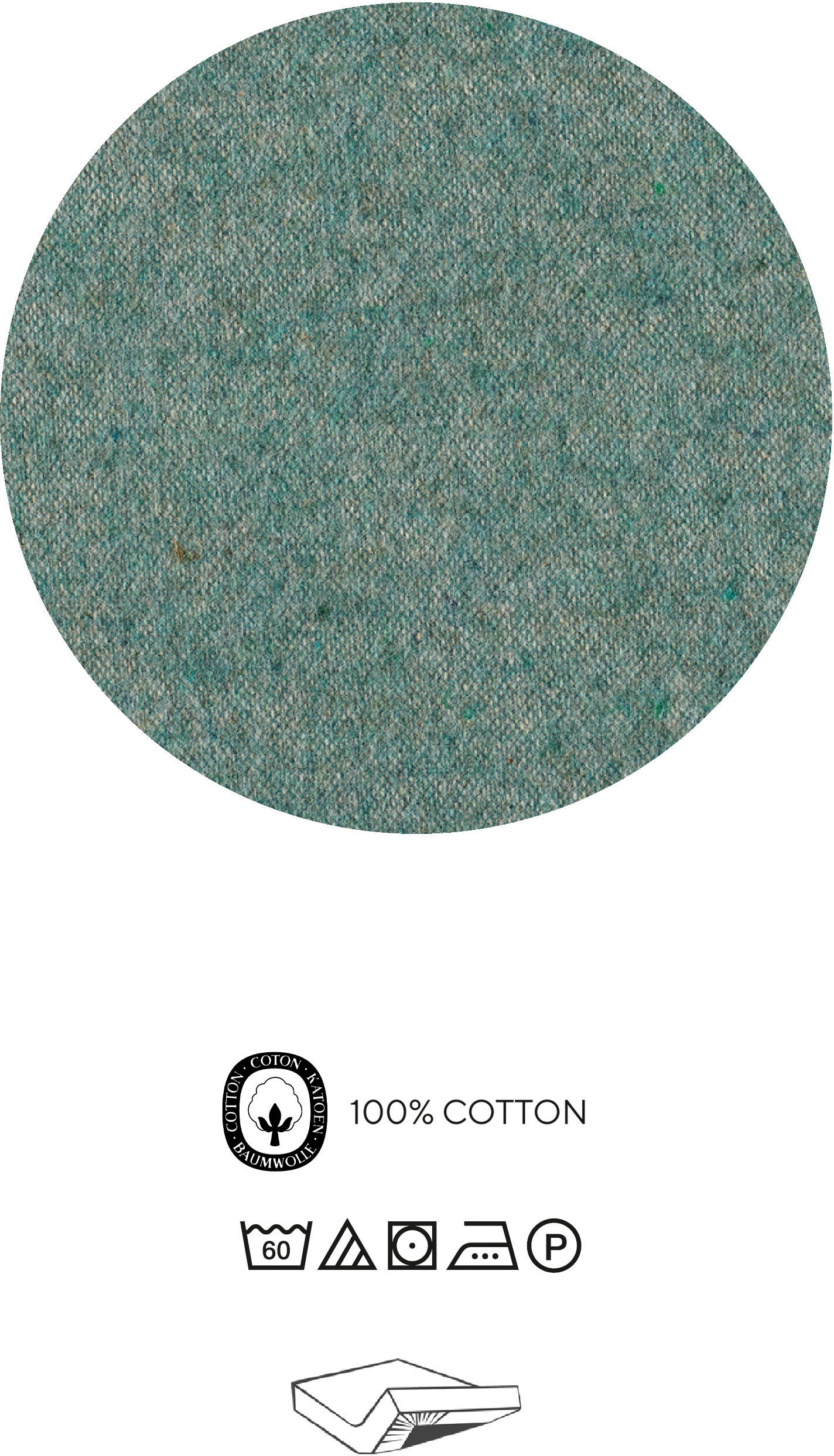 Biberna Spannbettlaken »Hermal Biber, Melange-Optik, in Gr. 90x200, 140x200 oder 180x200 cm«, 100% Baumwolle, weich + warm, Matratzenhöhe bis 22 cm, Made in Germany