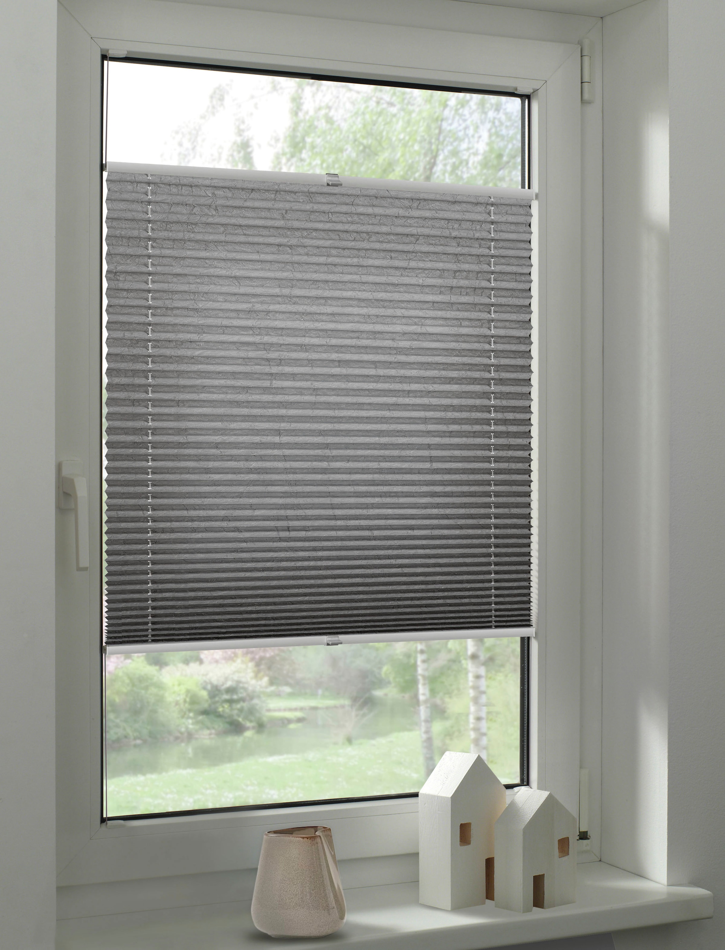 SCHÖNER WOHNEN-Kollektion Plissee "Milla" blickdicht mit Bohren verspannt v günstig online kaufen