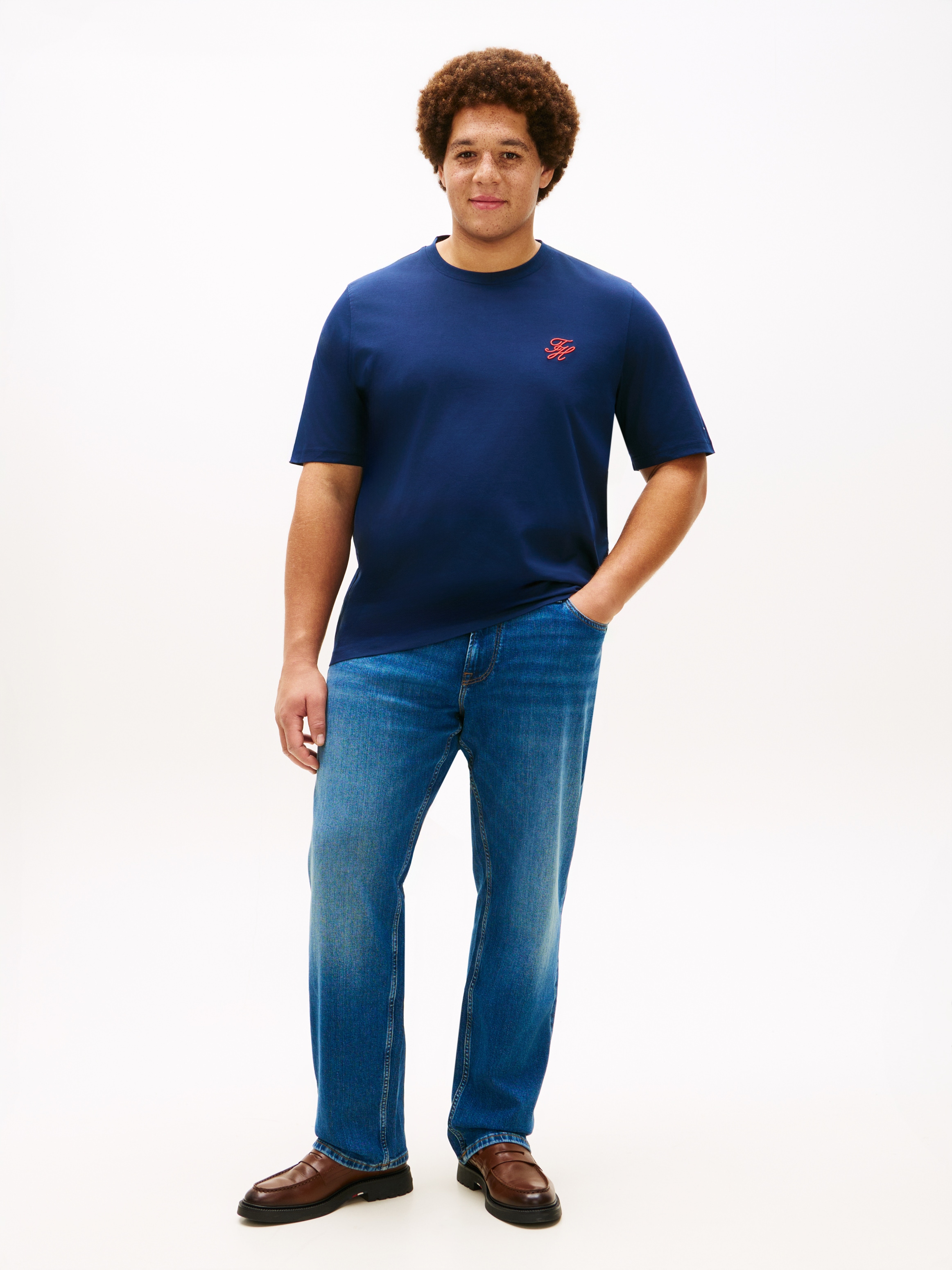 Tommy Hilfiger Big & Tall T-Shirt »BT-SCRIPT MONOGRAM SWIMSHOP« Große Größen, Jersey, Logo-Stickerei