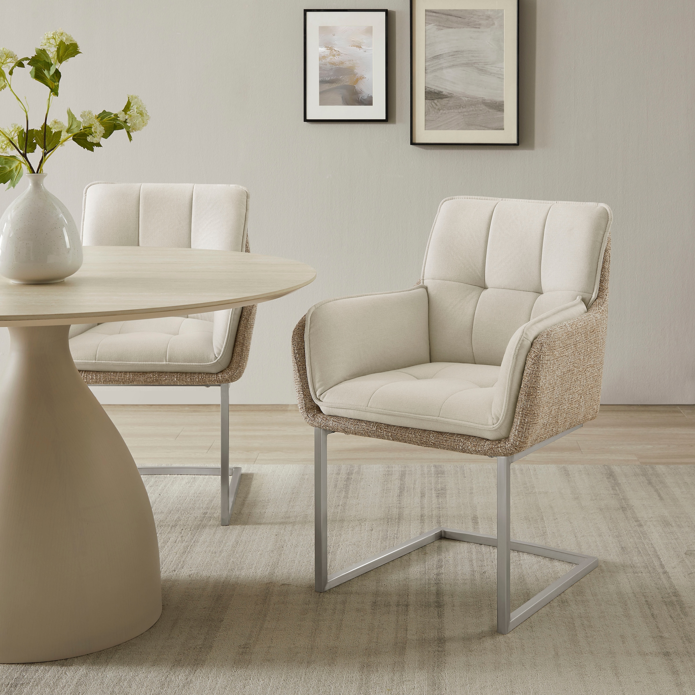 PLACES OF STYLE Esszimmerstuhl »Durham, TOPSELLER!, 1 Esszimmerstuhl in modernem Design, Sitz und Rücken gepolstert