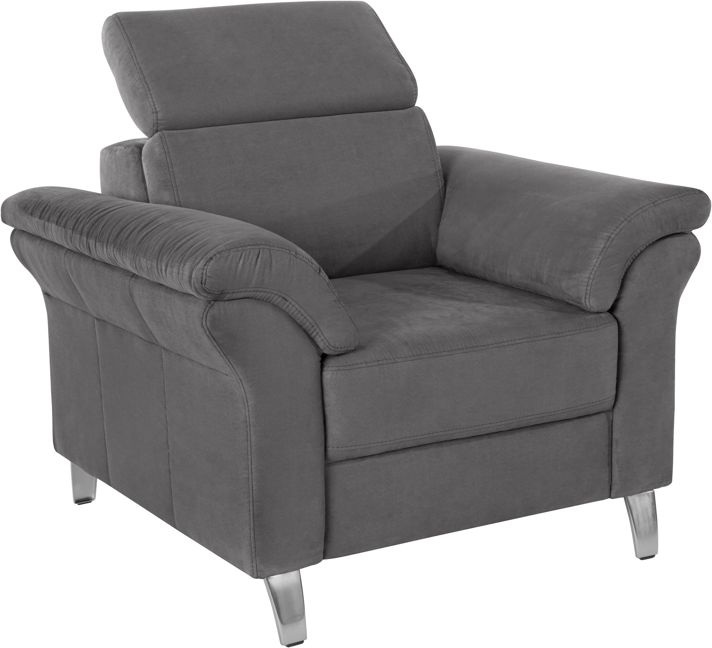 sit&more Sessel »Arngast«, inklusive Federkern und Kopfteilverstellung