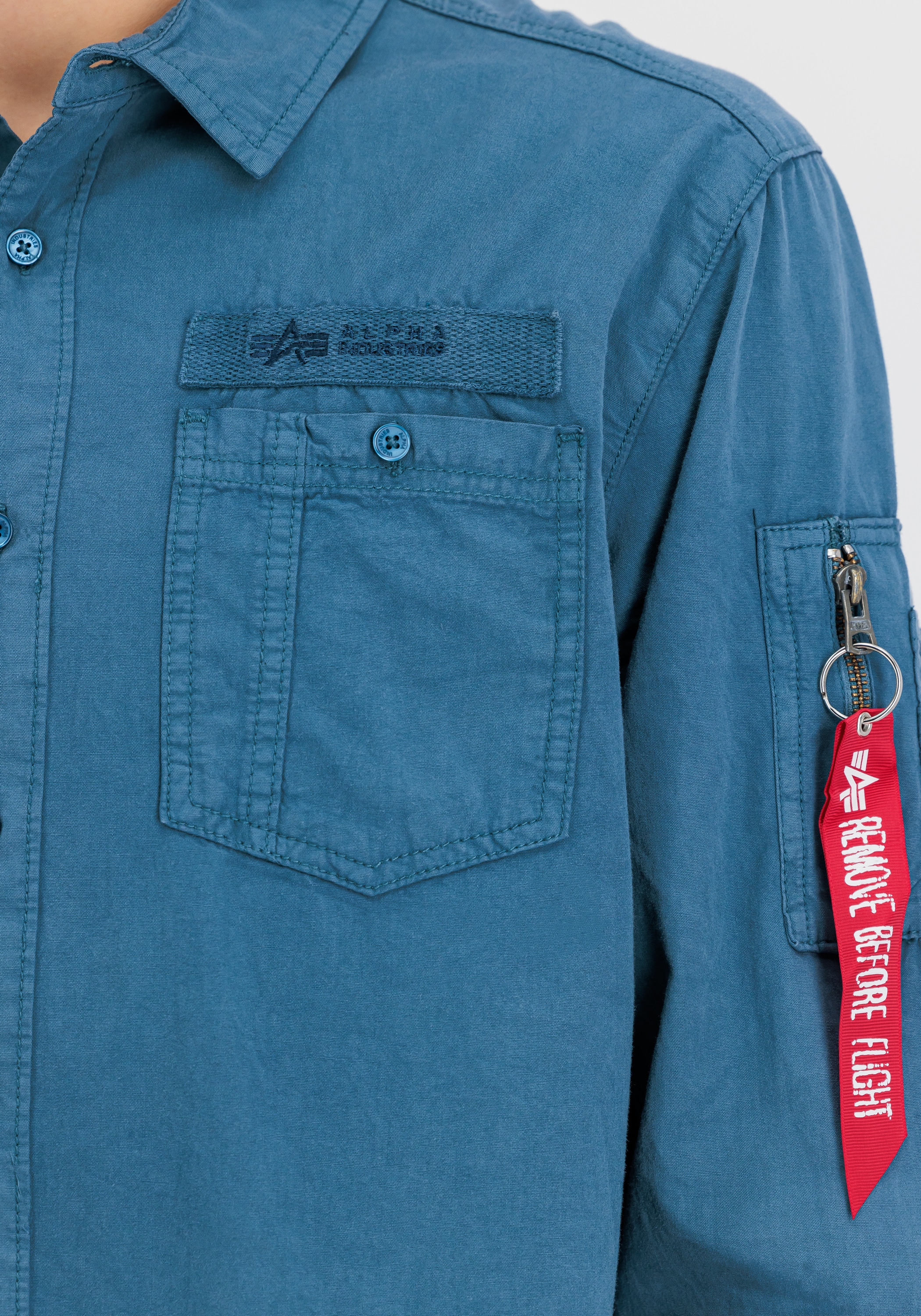 Alpha Industries Oversize-Shirt »Alpha Industries Men - Shirts Air Force EMB Shirt«