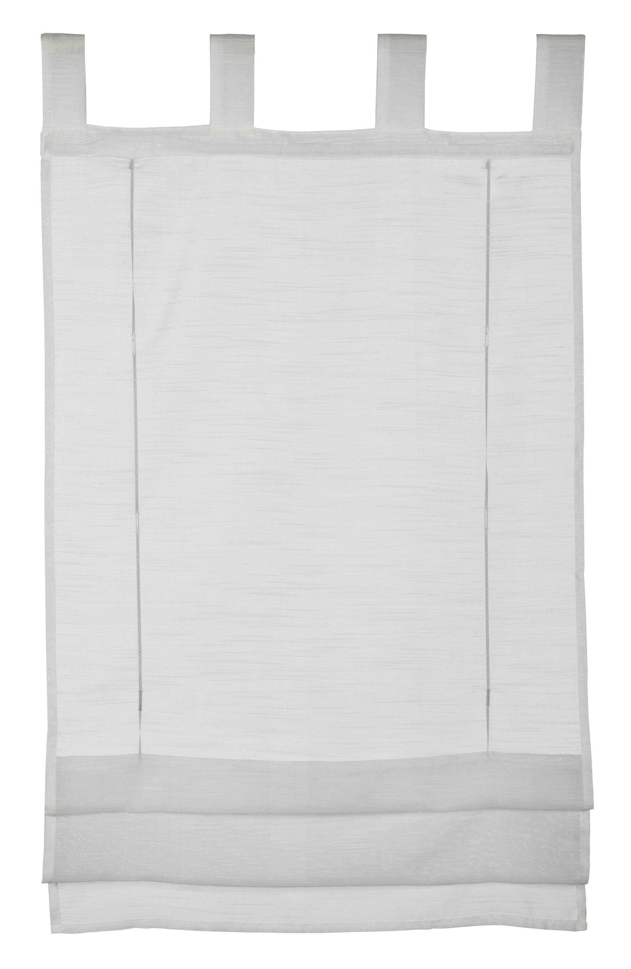GARDINIA Raffrollo »Voile Schlaufen«, mit Schlaufen, ohne Bohren, mit Satin günstig online kaufen