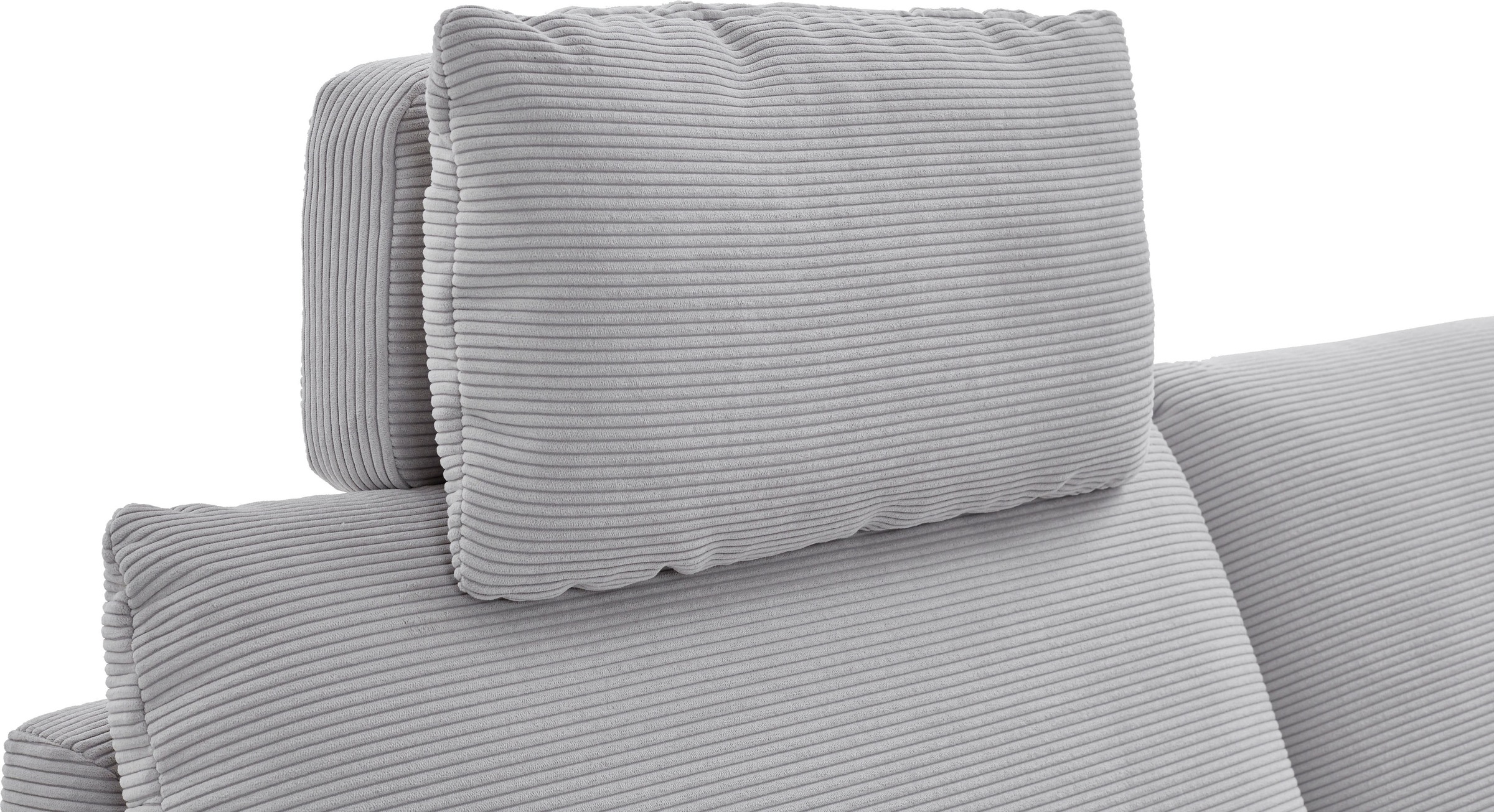 Places of Style Ecksofa »Sarsina: mit Tonnentaschen-Federkern, perfekt zum Entspannen L-Form«, inklusive 1 motorischen Relaxfunktion mit Herz-Waage-Beschlag