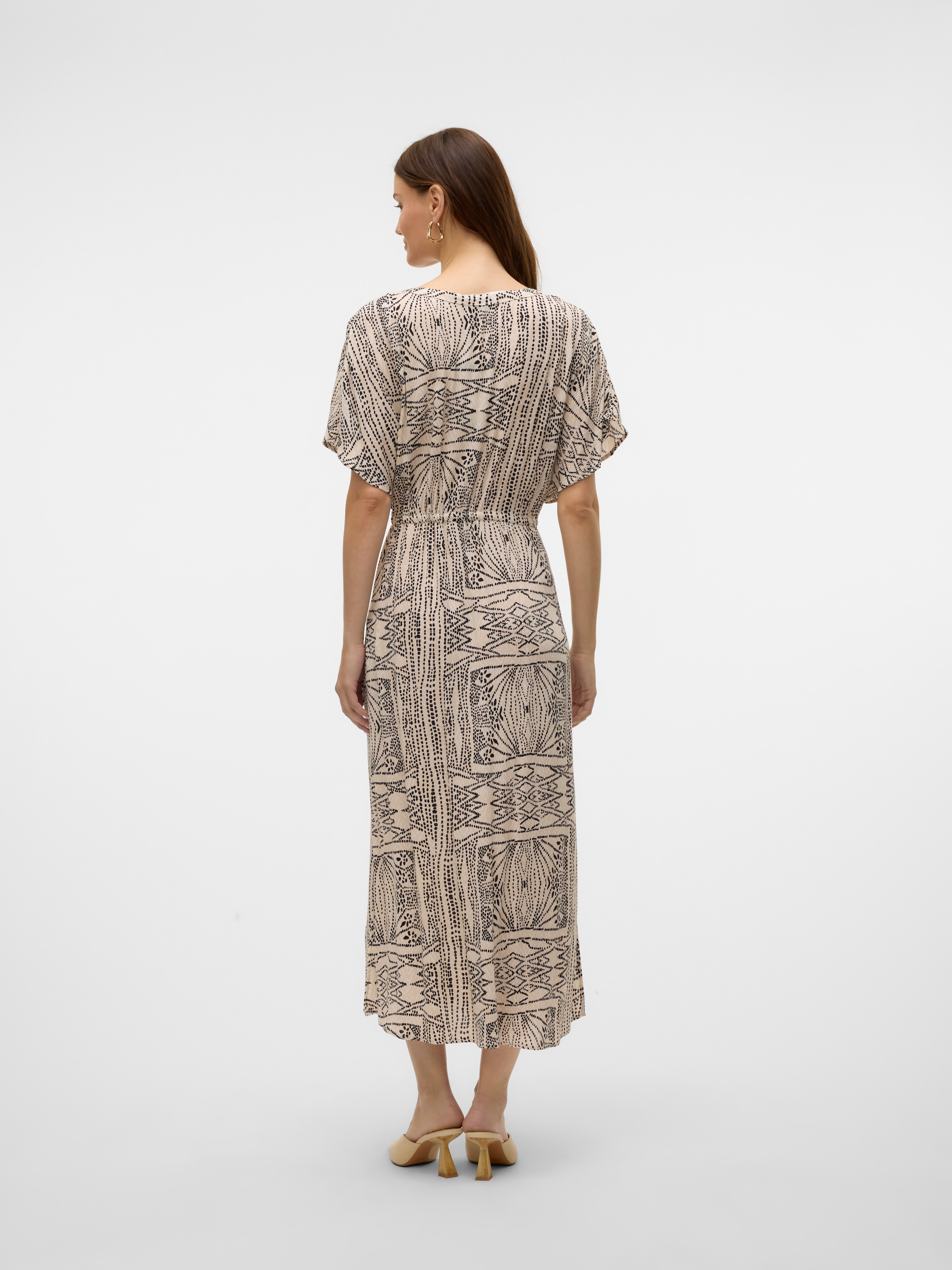 Vero Moda Maxikleid »VMMENNY SS 7/8 KAFTAN WVN GA«, Sommerkleid