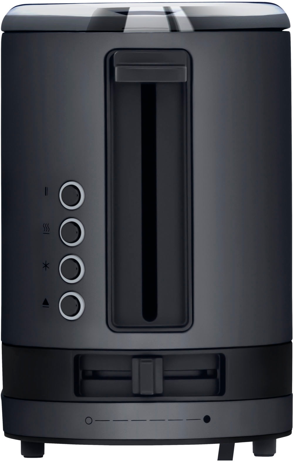 WMF Toaster »KÜCHENminis Deep Black«, 1 langer Schlitz, 980 W