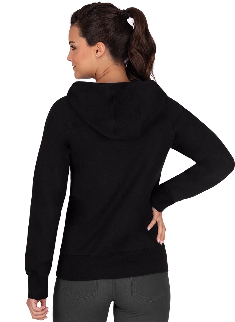 Trigema Sweatshirt »TRIGEMA Modischer Hoodie aus Biobaumwolle (kbA)«