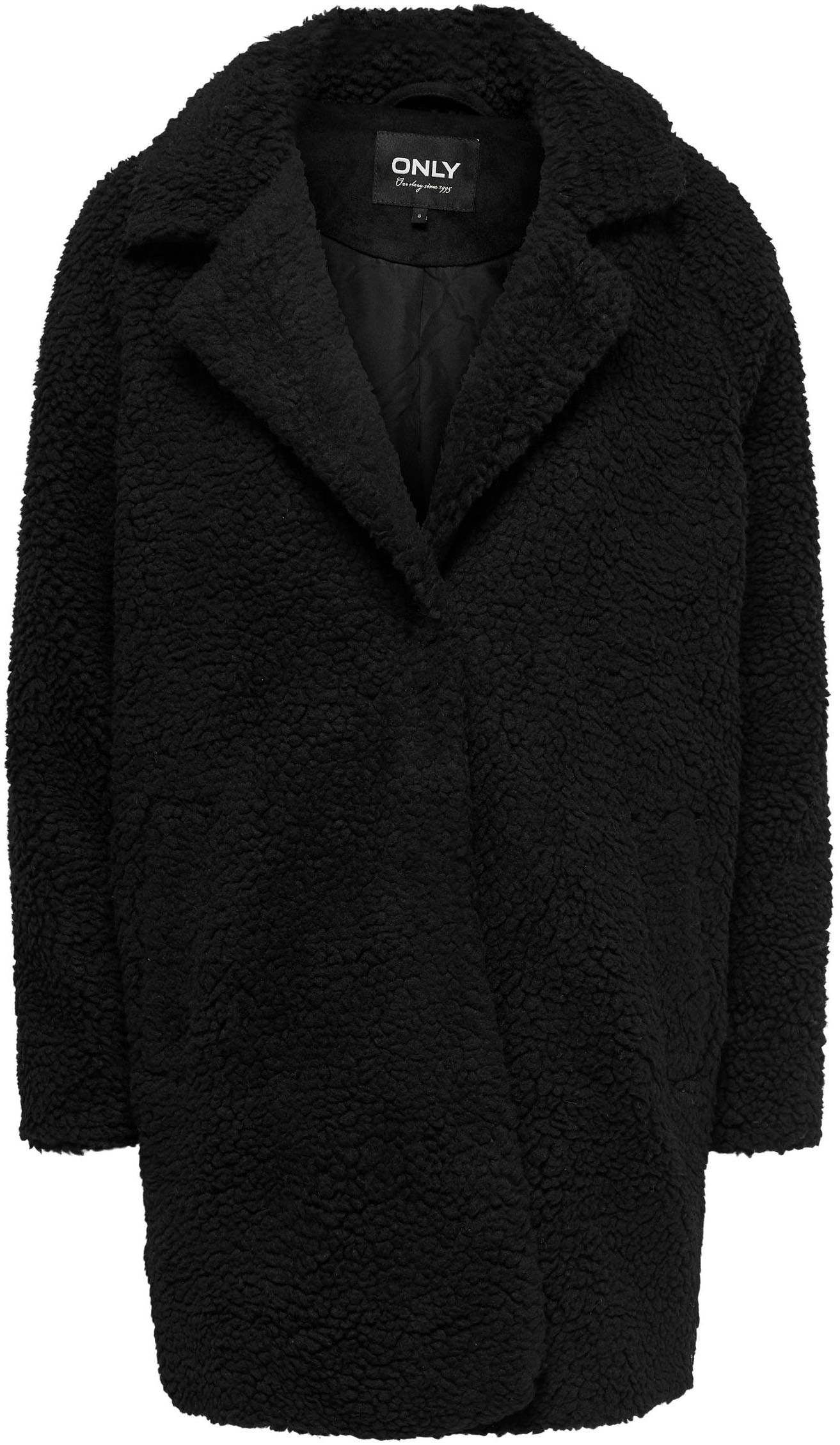 ONLY Kurzmantel »ONLAURELIA SHERPA COAT« aus Teddyplüsch