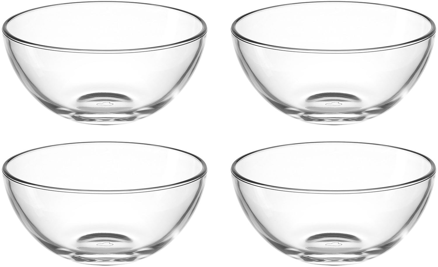 LEONARDO Schale »CUCINA, 4er-Set«, 4 tlg., aus Glas, Spülmaschinengeeignet