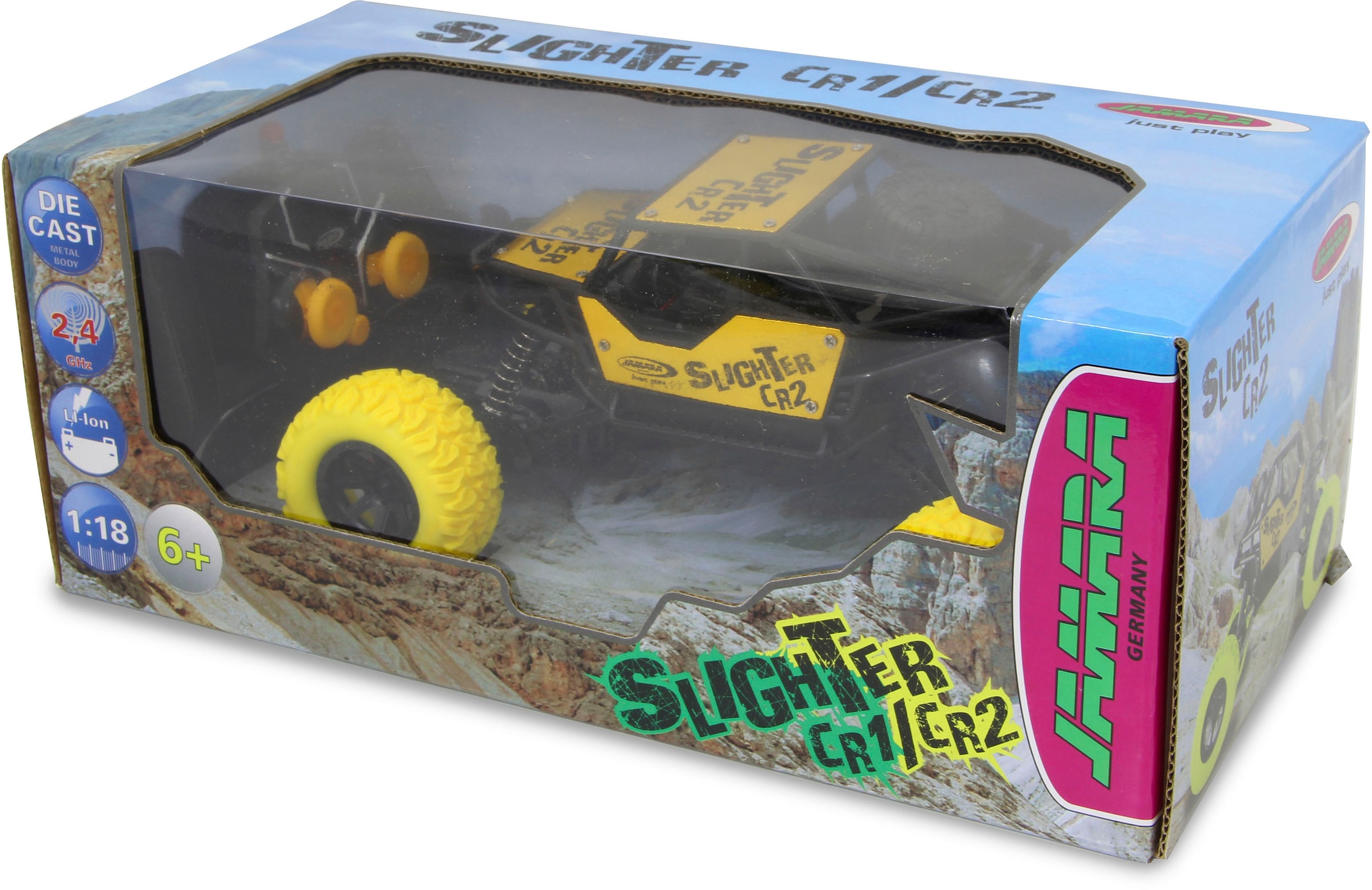 Jamara RC-Monstertruck »Diecast, Slighter CR2 gelb, 2,4GHz«