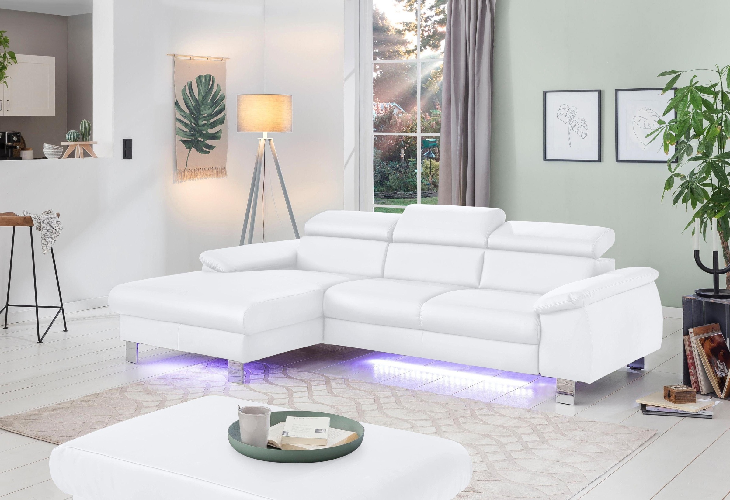 COTTA Polstergarnitur »Komaris L-Form«, (Set), Set bestehend aus: Ecksofa m günstig online kaufen
