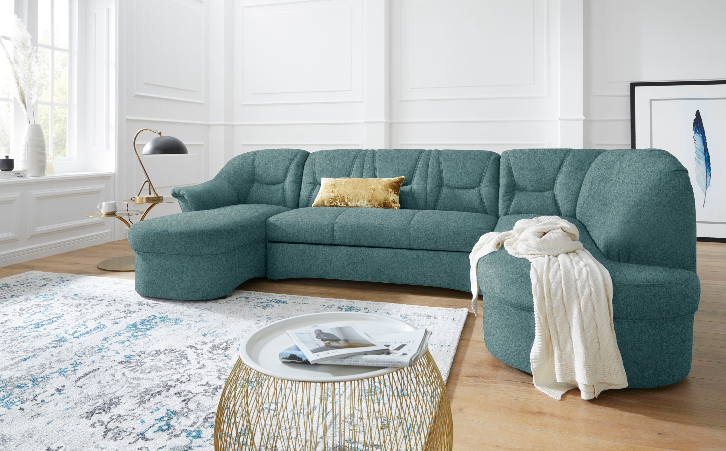 DOMO collection Wohnlandschaft »Sarafina, zeitlos und komfortabel, optional günstig online kaufen