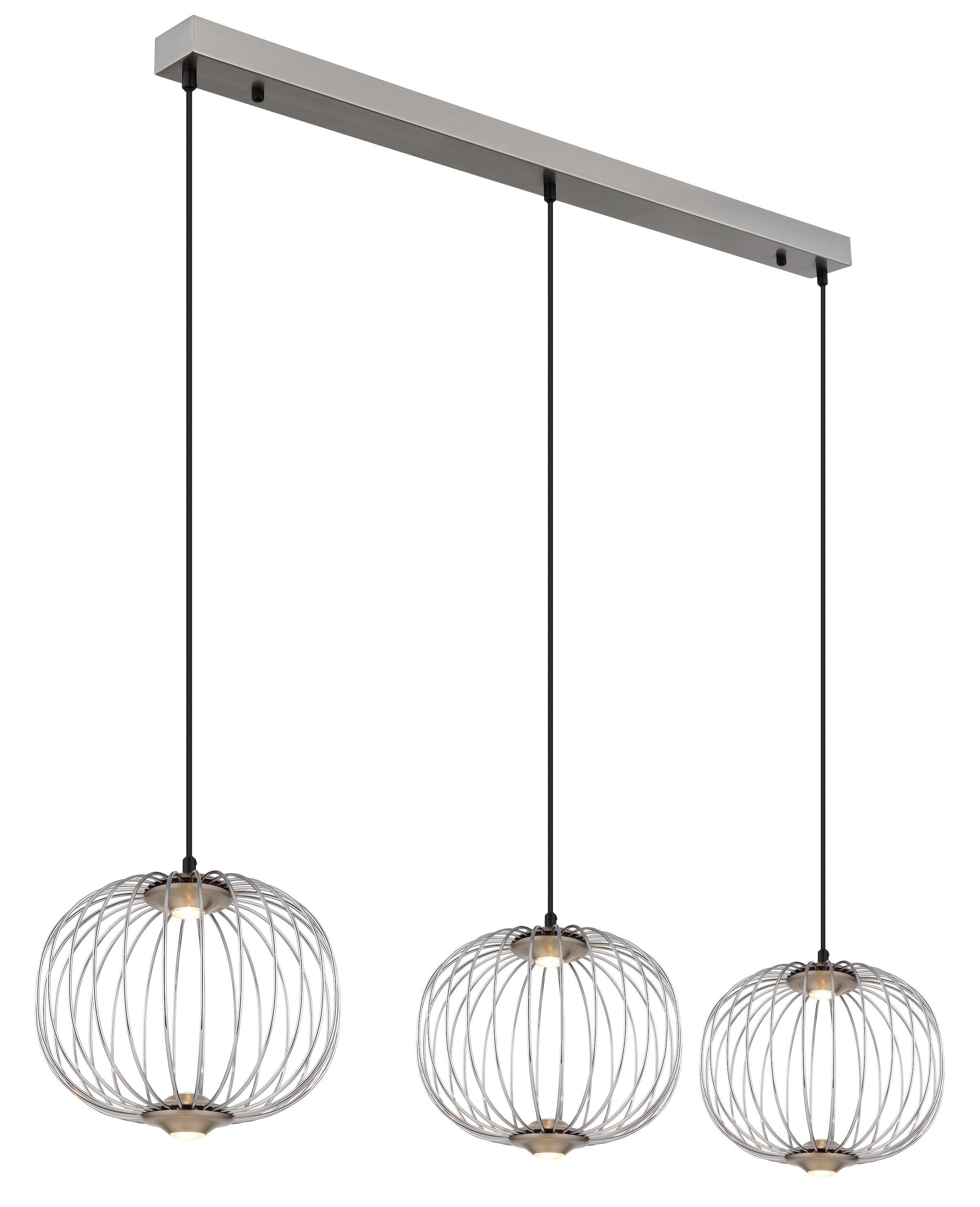 GLOBO LIGHTING LED Pendelleuchte »GALWAY«, Leuchtmittel LED-Modul | LED fest integriert, Hängelampe/Hängeleuchte/Wohnzimmer/Esszimmer/Esstisch/rund