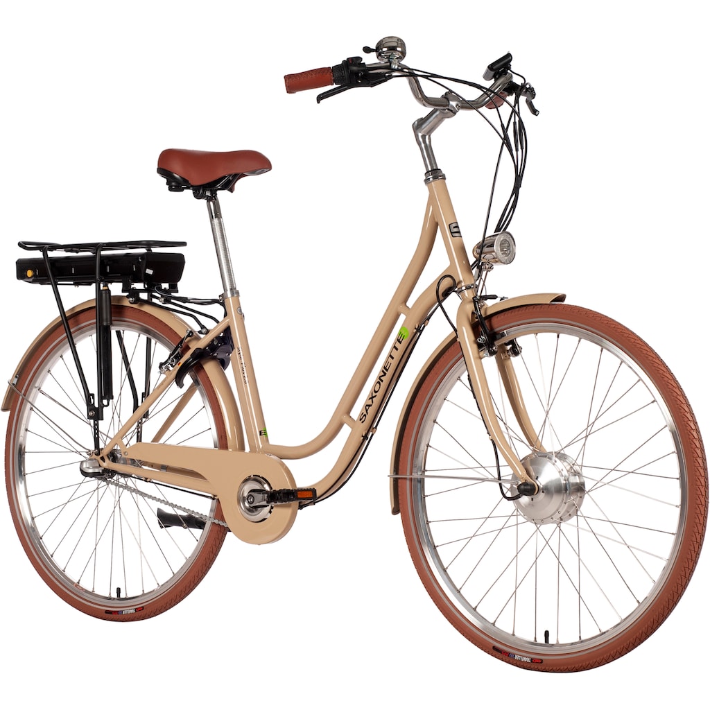 SAXONETTE E-Bike »Style Plus 2.0«, 3 Gang, Shimano, Frontmotor 250 W