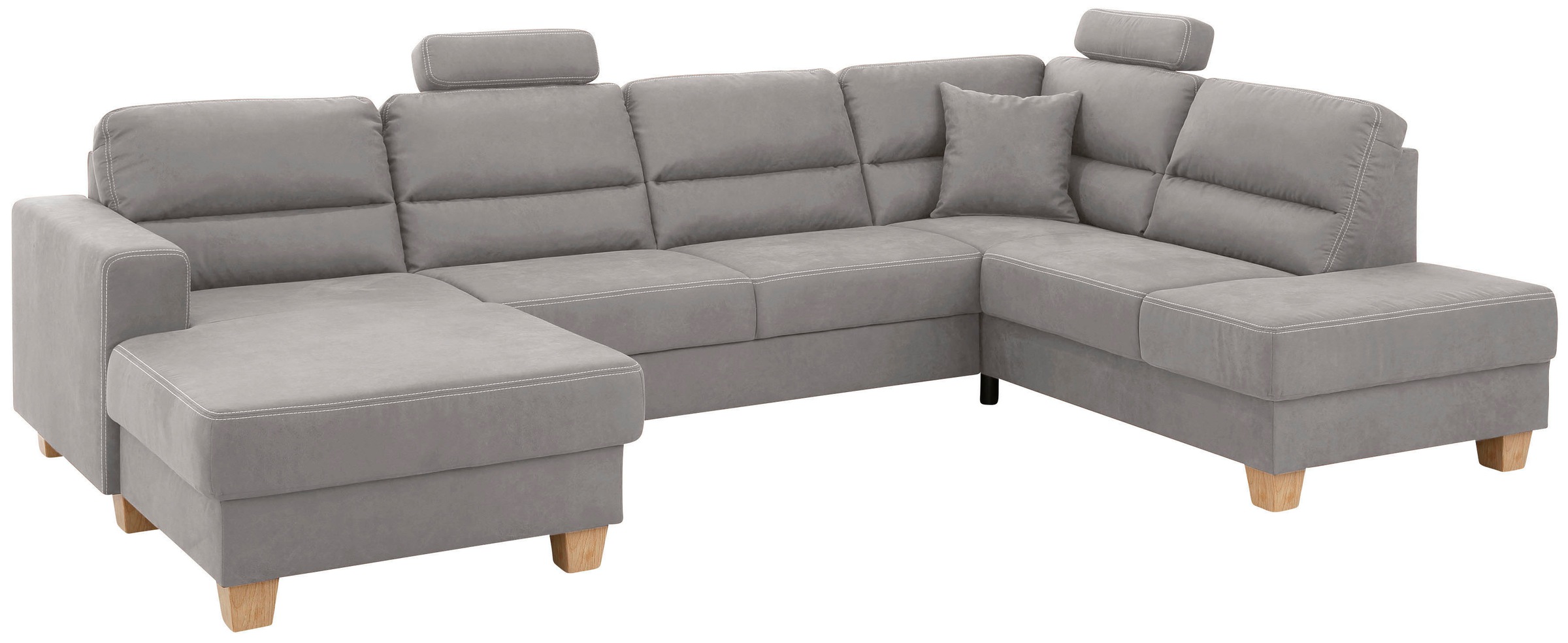 Home affaire Wohnlandschaft "Navan, komfortabel mit viel Platz, U-Form", wa günstig online kaufen