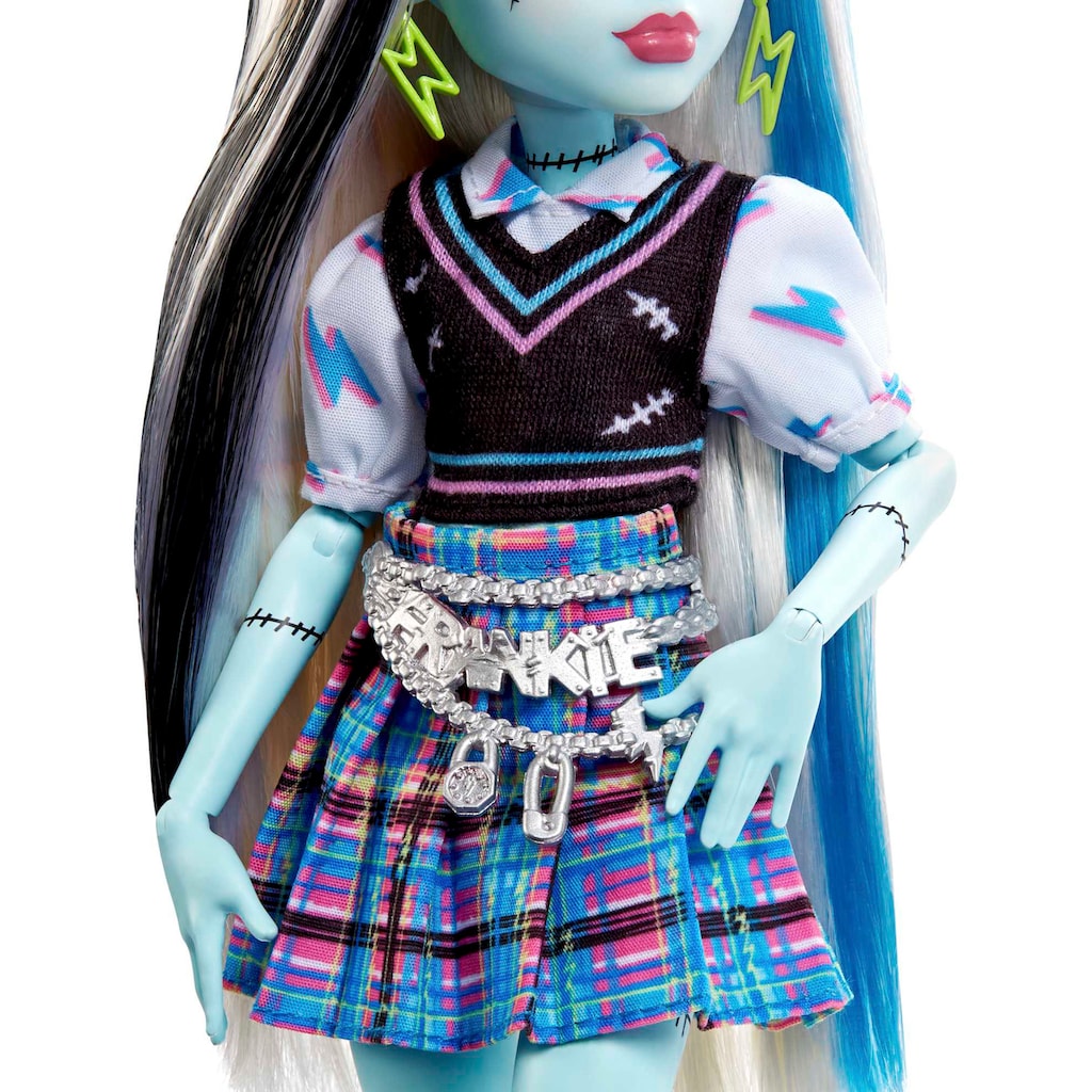 Mattel® Anziehpuppe »Monster High, Frankie Stein mit Hund«