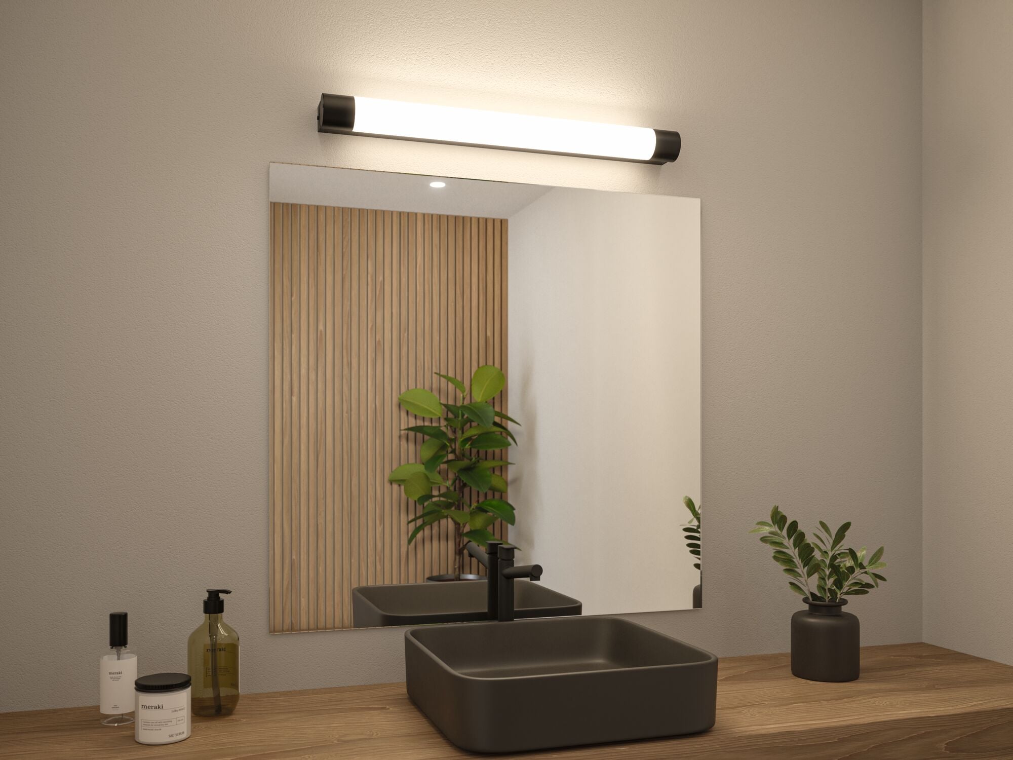 Paulmann LED Spiegelleuchte »Selection Bathroom Spiegelleuchte Orgon IP44 3000K 230V 10,5W«, 1 flammig, Badezimmerleuchte