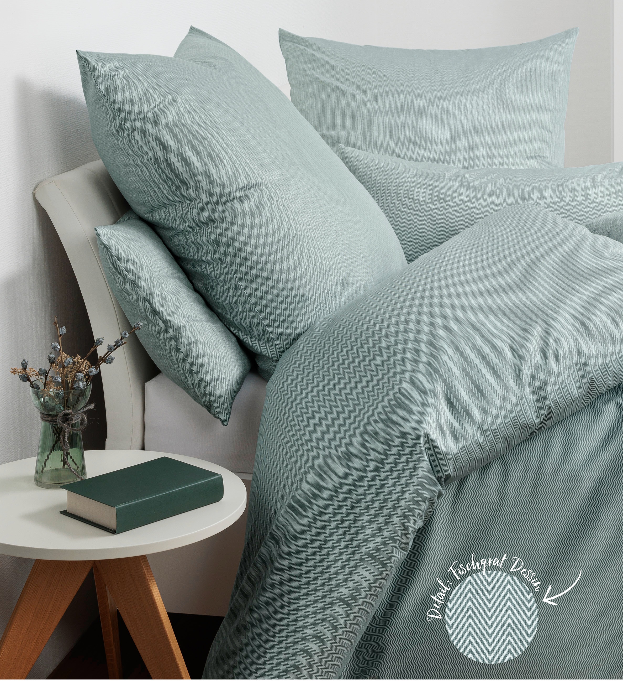 Janine Bettwäsche »Interlock-Jersey59000 3«, mit Reissverschluss günstig online kaufen