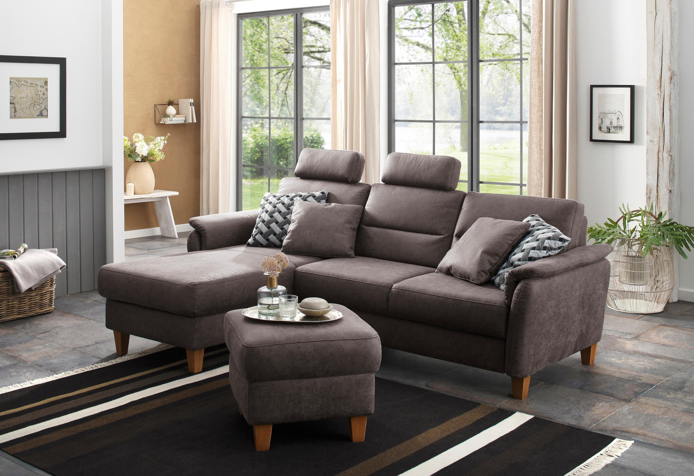 Home affaire Ecksofa »Palmera L-Form, B: 244 cm - OTTO. Verlässliche Qualit günstig online kaufen