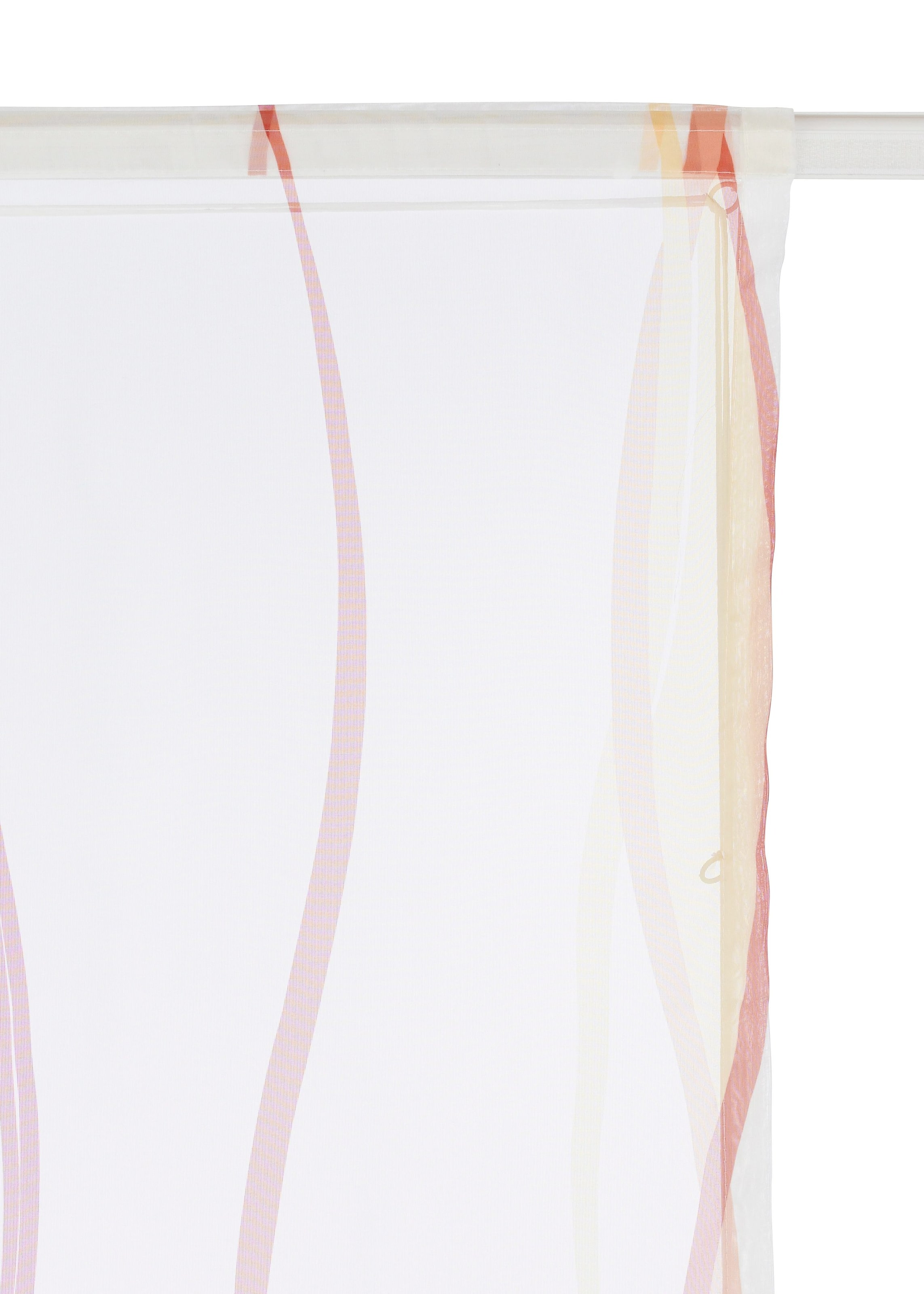 my home Raffrollo »Dimona«, mit Klettschiene, Transparent, Voile, Polyester, Wellen