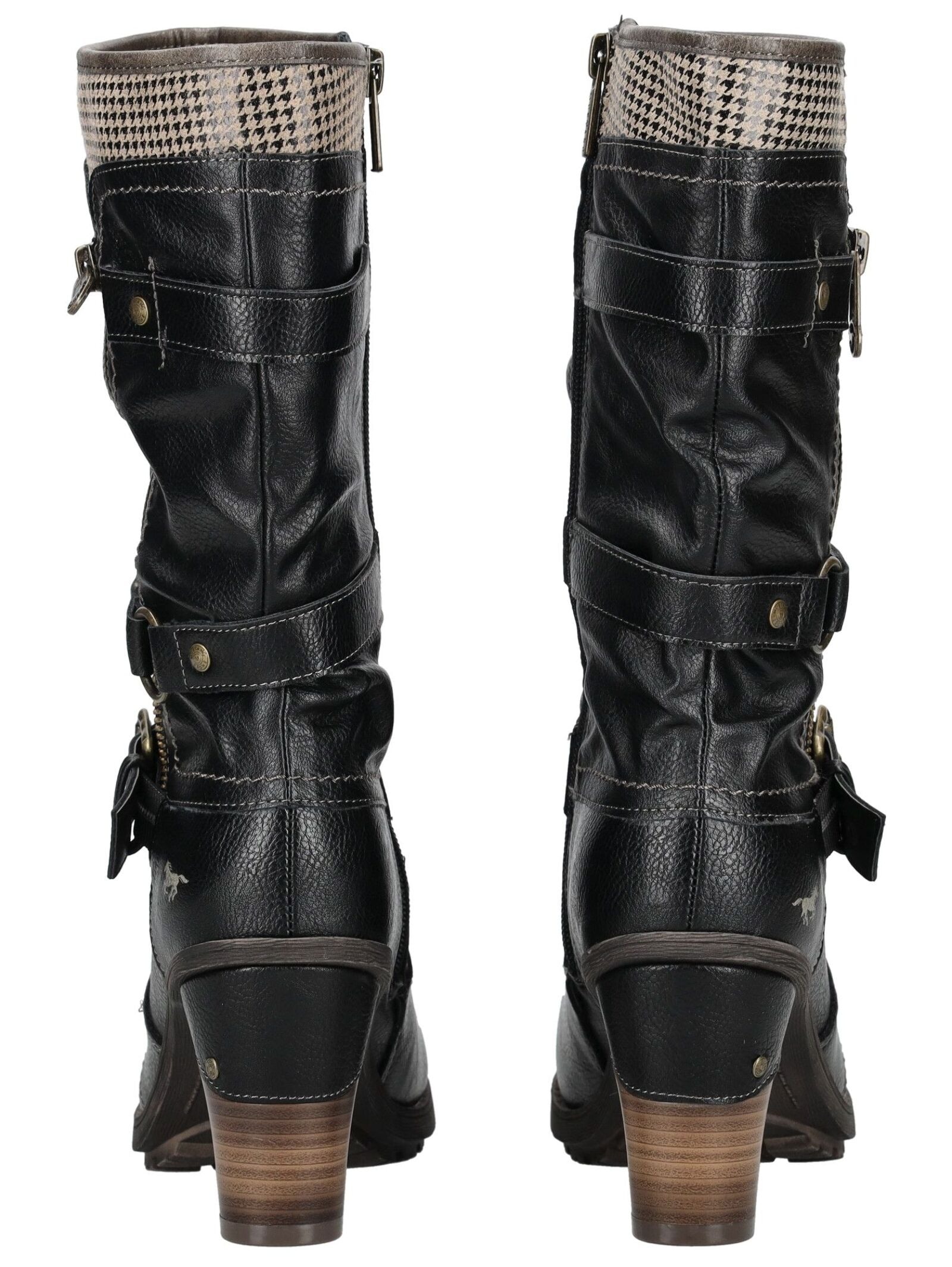 Mustang Shoes High-Heel-Stiefel »Mustang Shoes Stiefel Lederimitat/Textil«