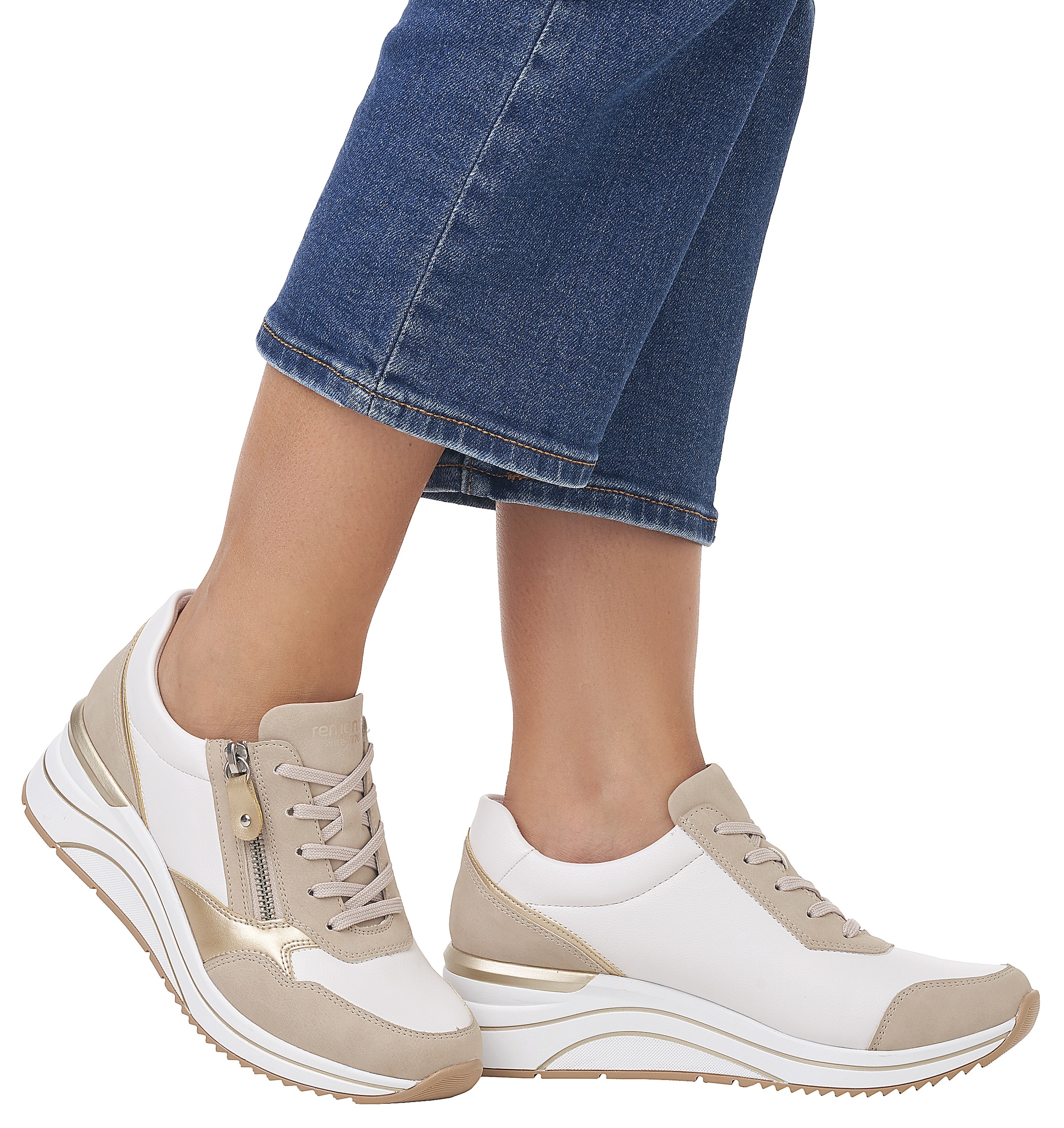 Remonte Keilsneaker  , Freizeitschuh, Halbschuh, Schnürschuh, vegane Verarbeitung