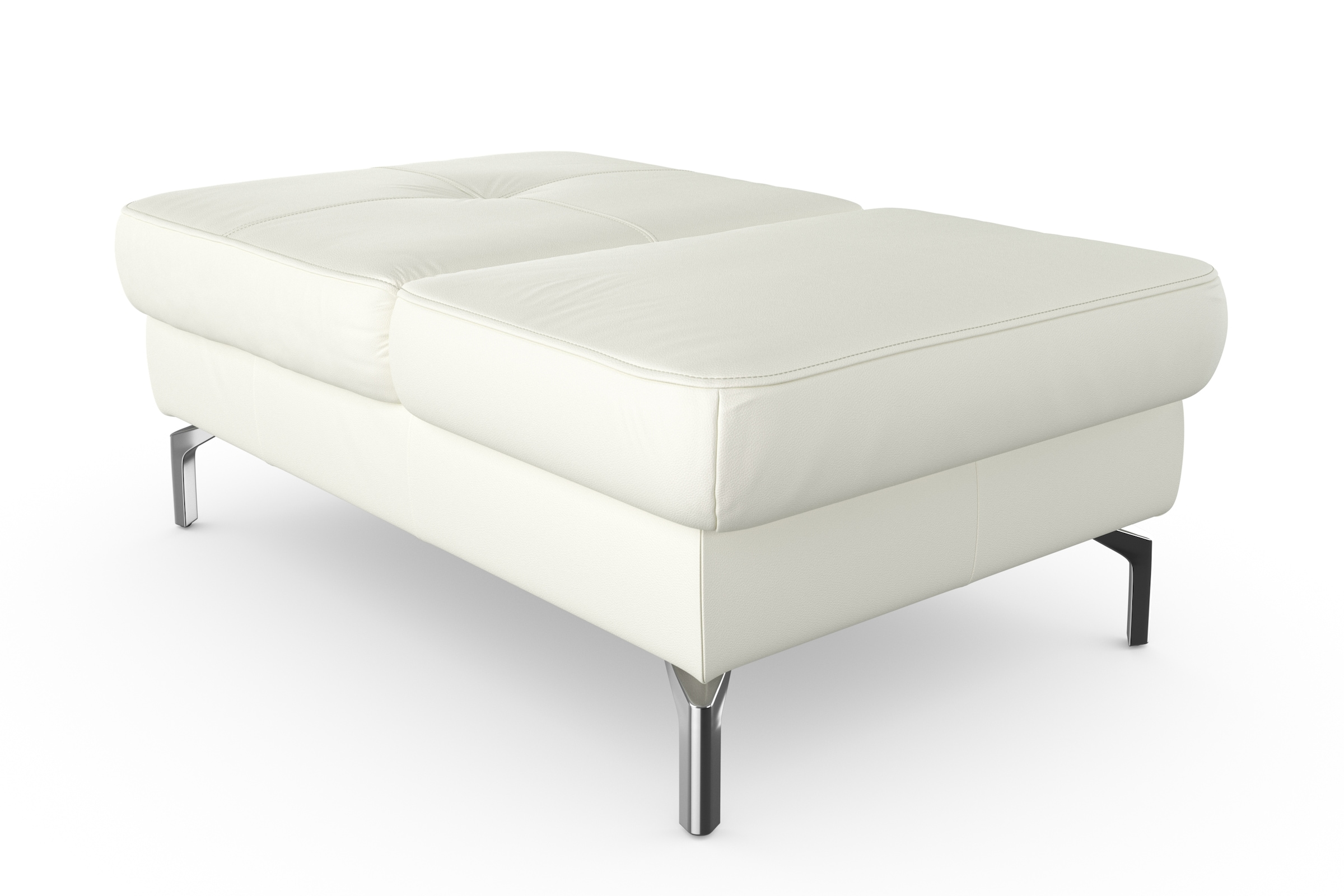 sit&more Hocker »Bendigo«, mit Klappfunktion, Bodenfreiheit 15 cm, wahlweise in 2 Fußfarben
