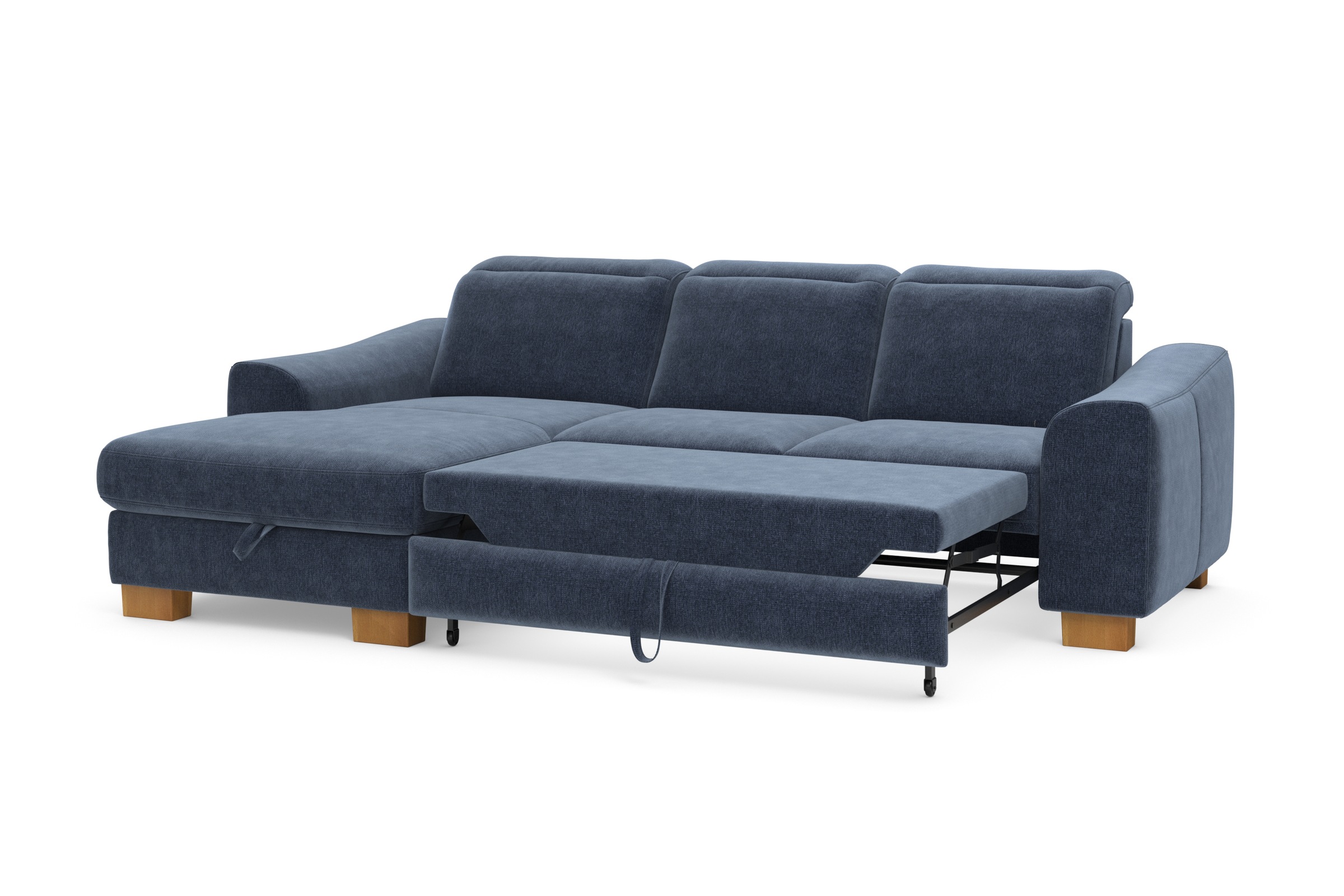 Home affaire Ecksofa »Dundee L-Form«, wahlweise mit Kopfteilverstellung und zusätzlich mit Bettfunktion