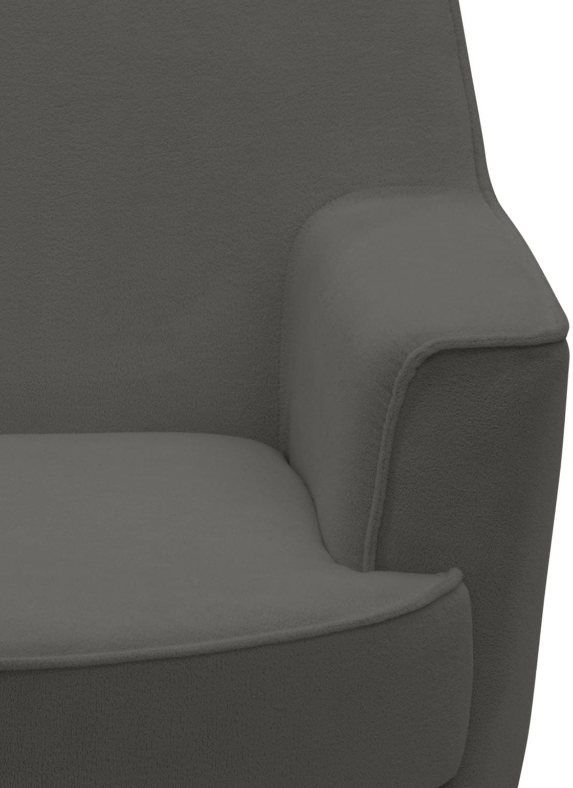 INOSIGN Drehsessel »HETTY, Drehsessel mit Wippfunktion und Hocker; Lesesessel, Armsessel«, (Set, 2 St.), mit Dreh/Wippfunktion, mit Federkern, in Cord und Microfaser